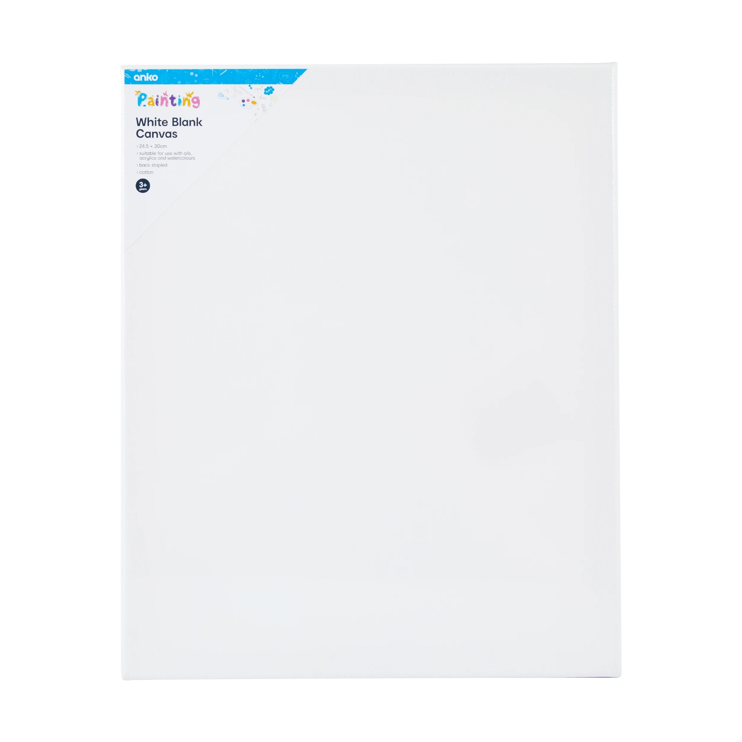 1 White Blank Canvas, 1 of 3