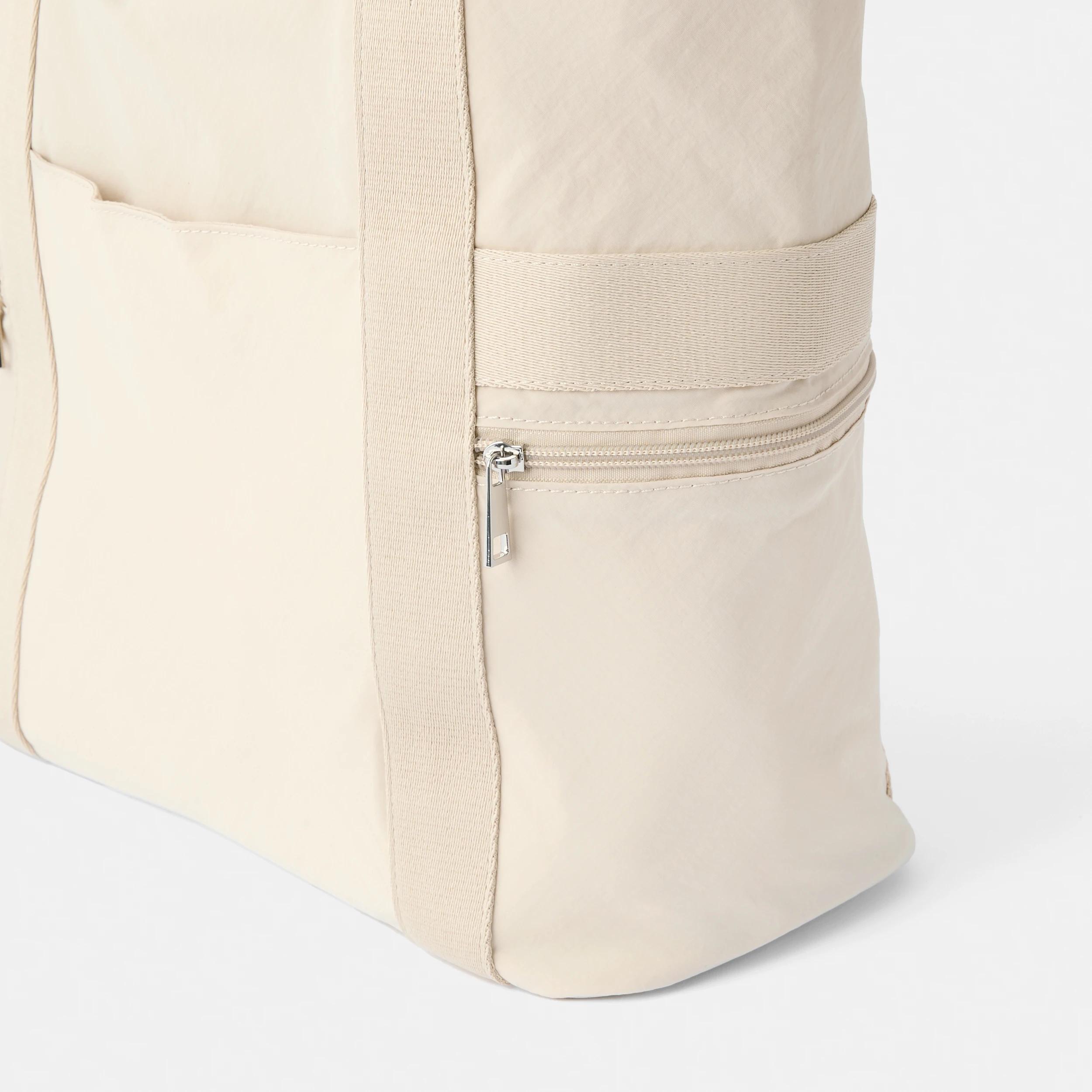 3 Urban Multi Pocket Tote Bag Chalk Sand, 3 of 5
