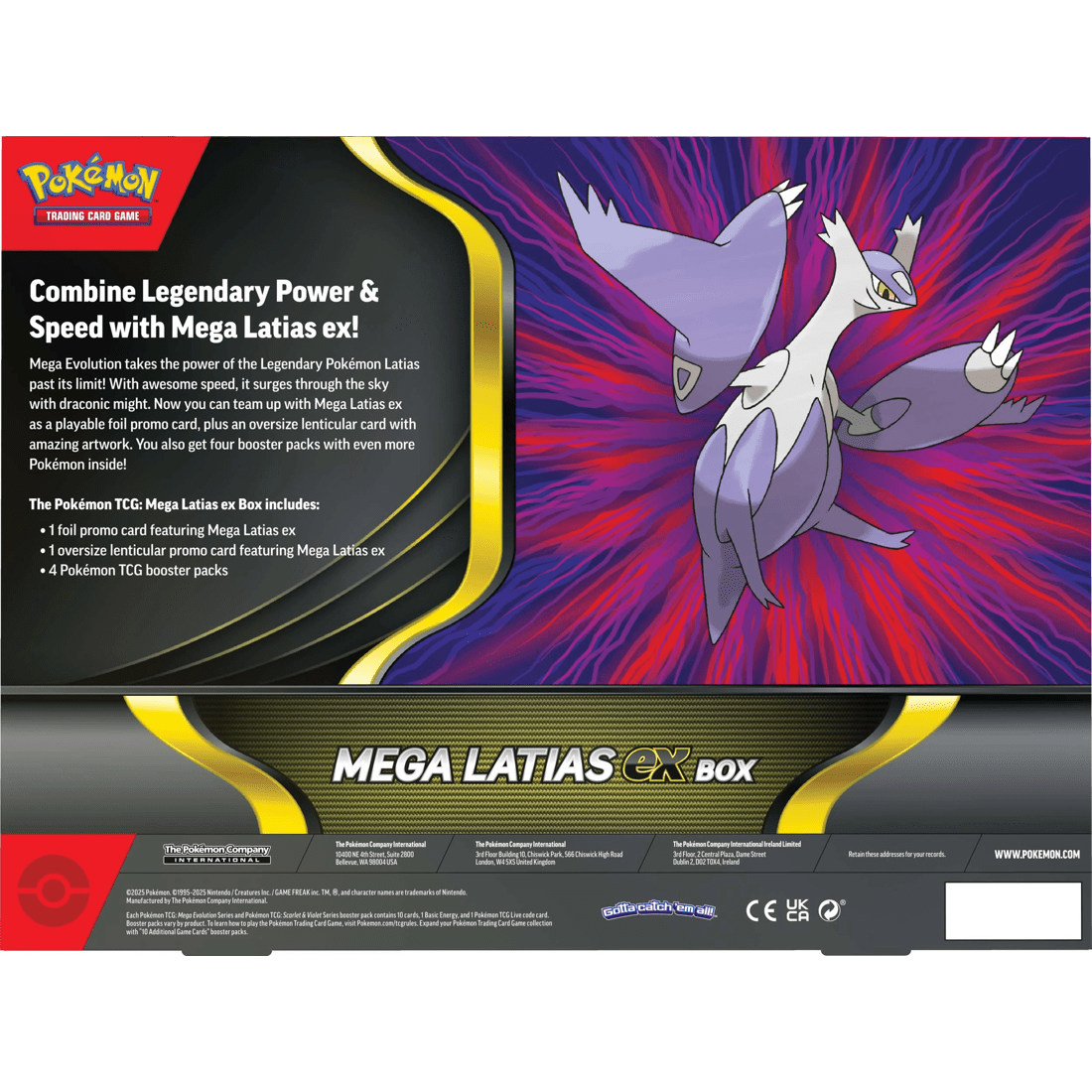 3 Pokemon Trading Card Game: Mega Latias ex Box, 3 of 4