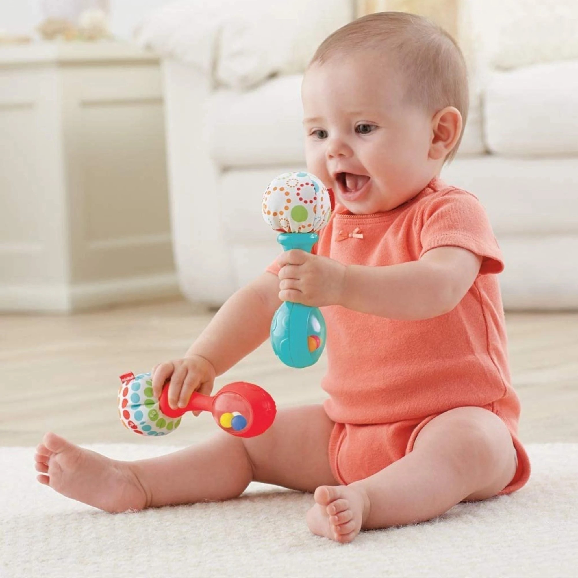 5 Fisher-Price Tambourine & Maracas Gift Set, 5 of 5