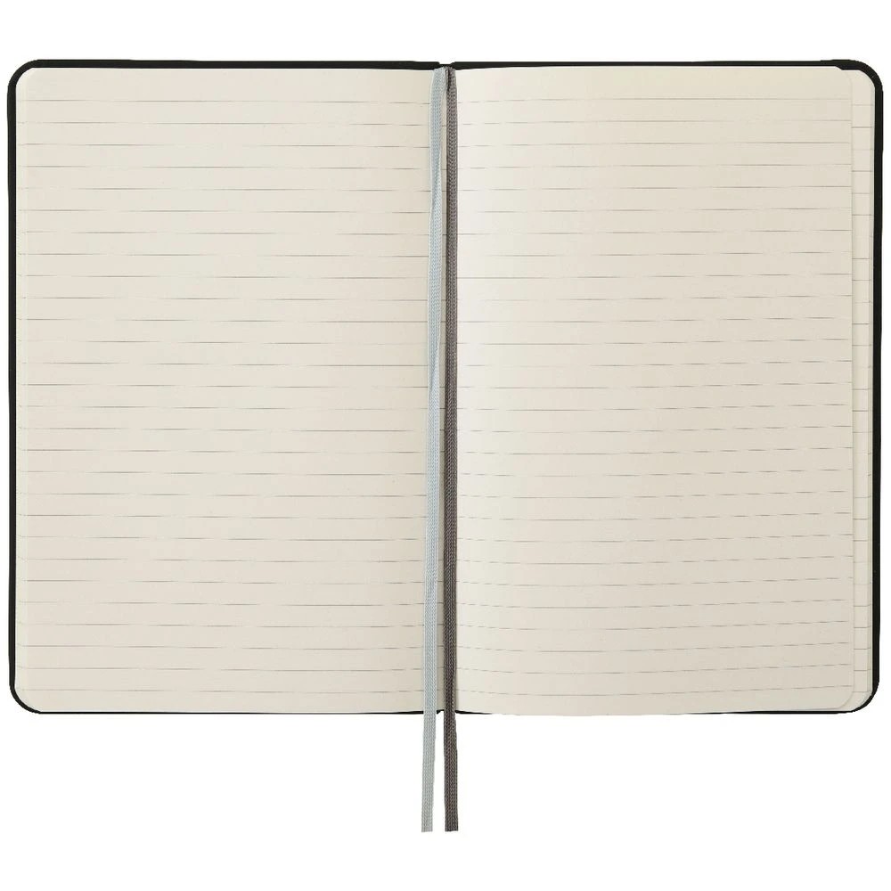 4 Modena A5 PU Ruled Notebook Black, 4 of 5