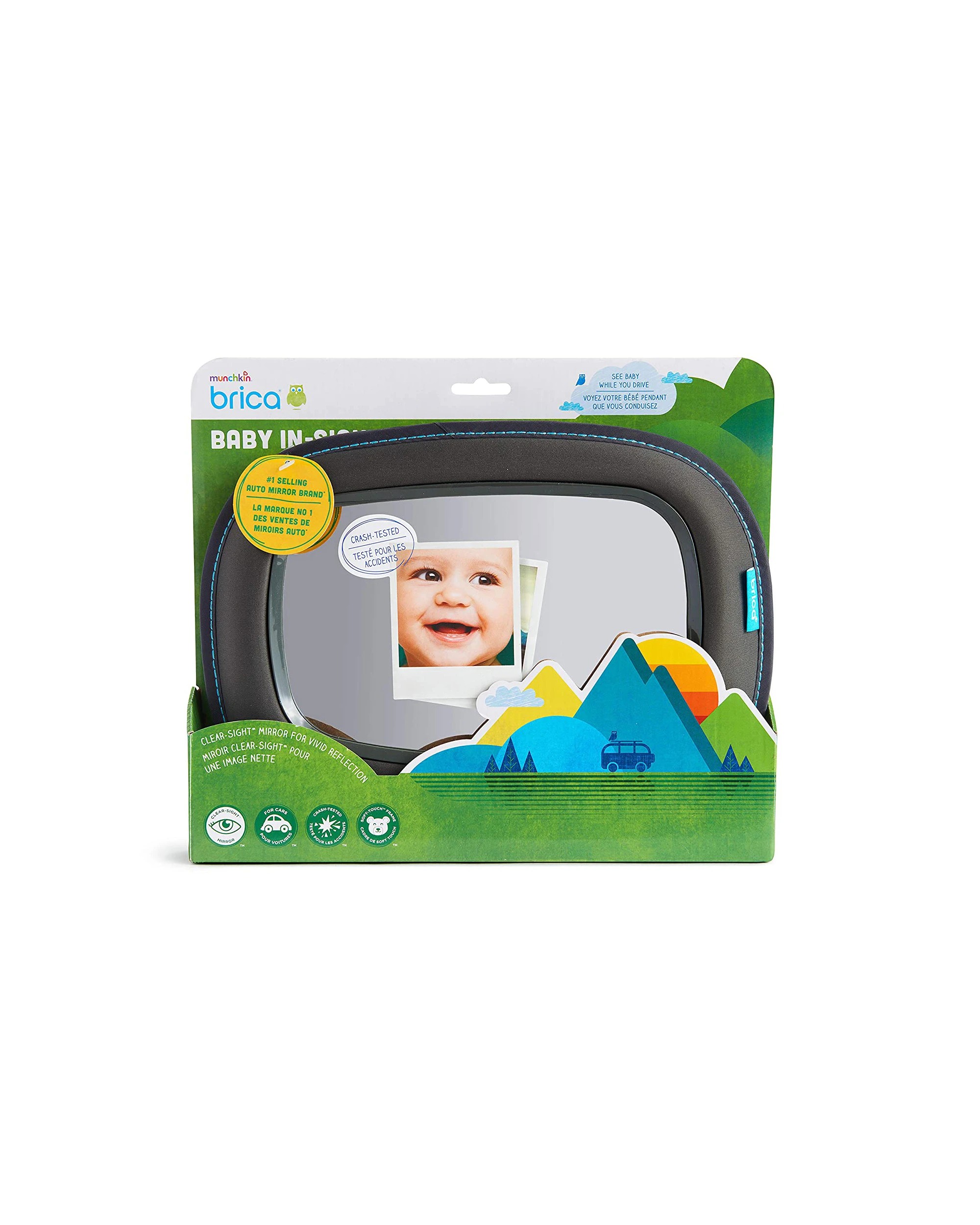 4 Brica Baby In Sight Touch Auto Mirror - Black, 4 of 5