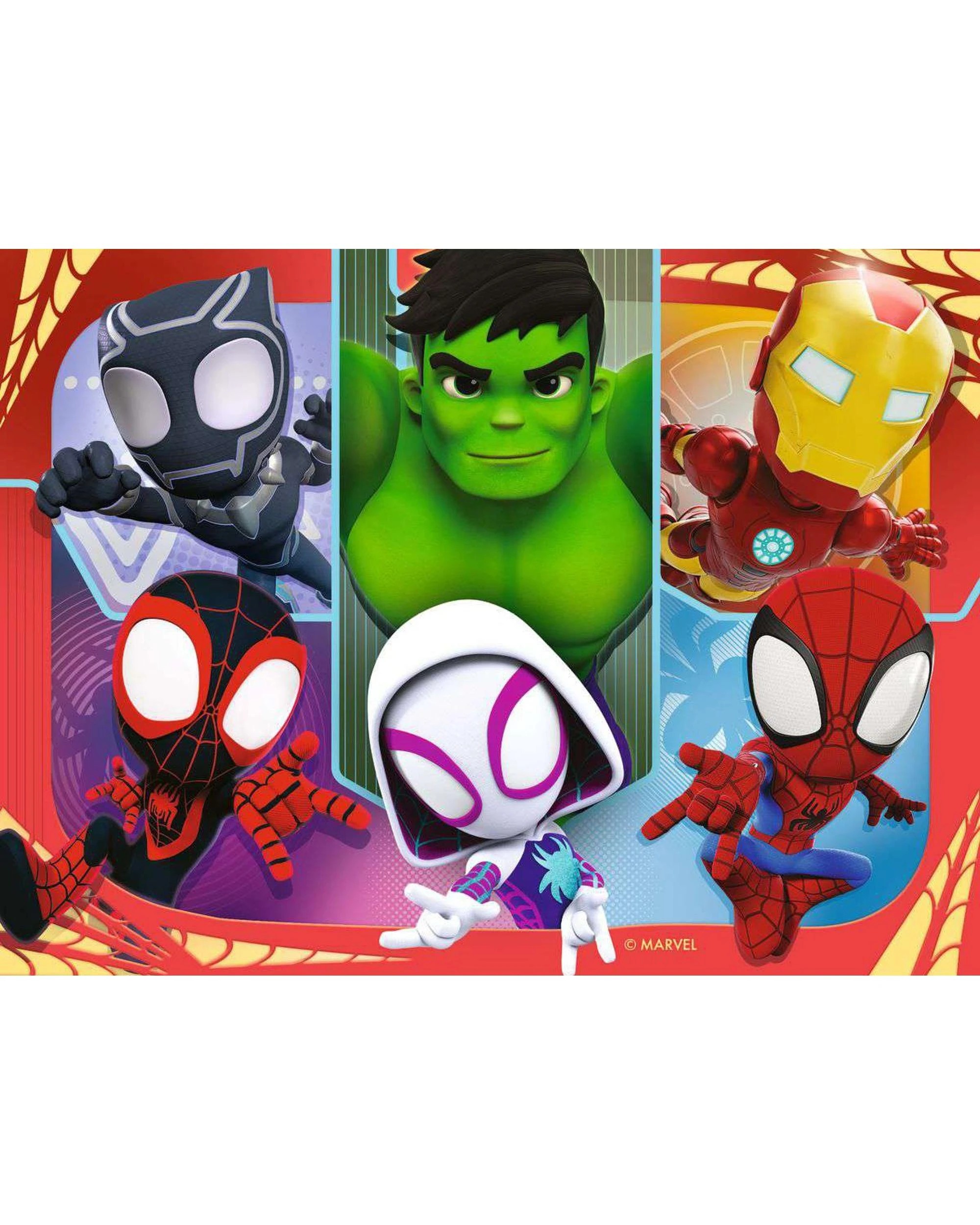 4 Ravensburger Spidey and His Amazing Friends 4 in A Box 12, 16, 20, 24 Piece Jigsaw Puzzle, 4 of 5