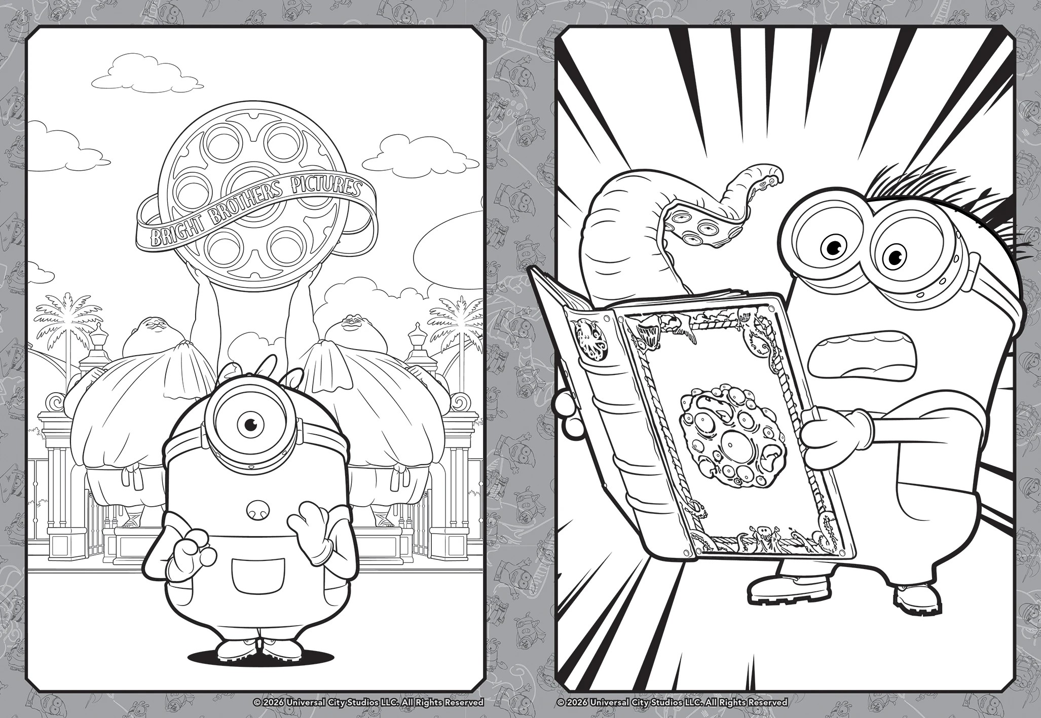 2 Illumination's Minions and Monsters Mega Colouring Book, 2 of 4