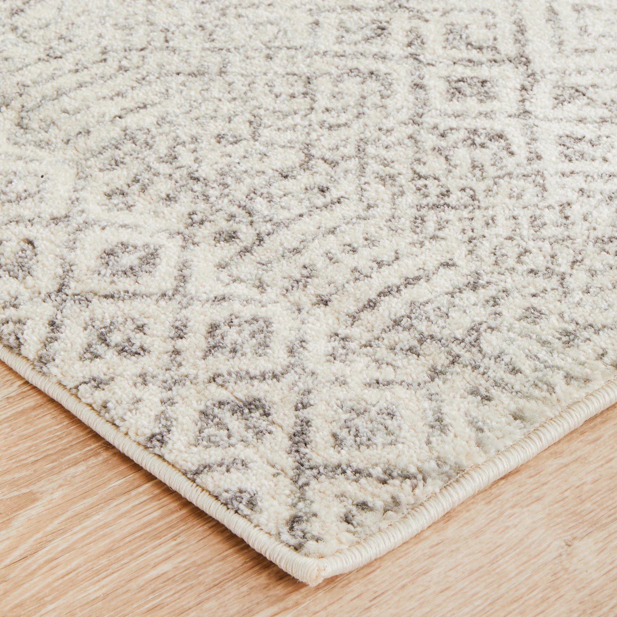 5 Common Ground Rugs Encore 265 400x80cm - Large Runner Rug - Silver, 5 of 8