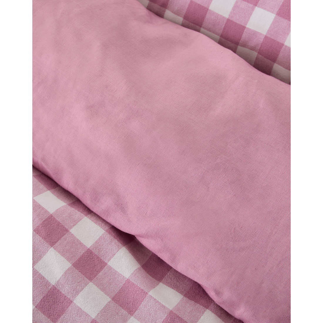 3 Target Lulu Gingham Linen/cotton Quilt Cover Set
 - King Bed
 - Pink, 3 of 4
