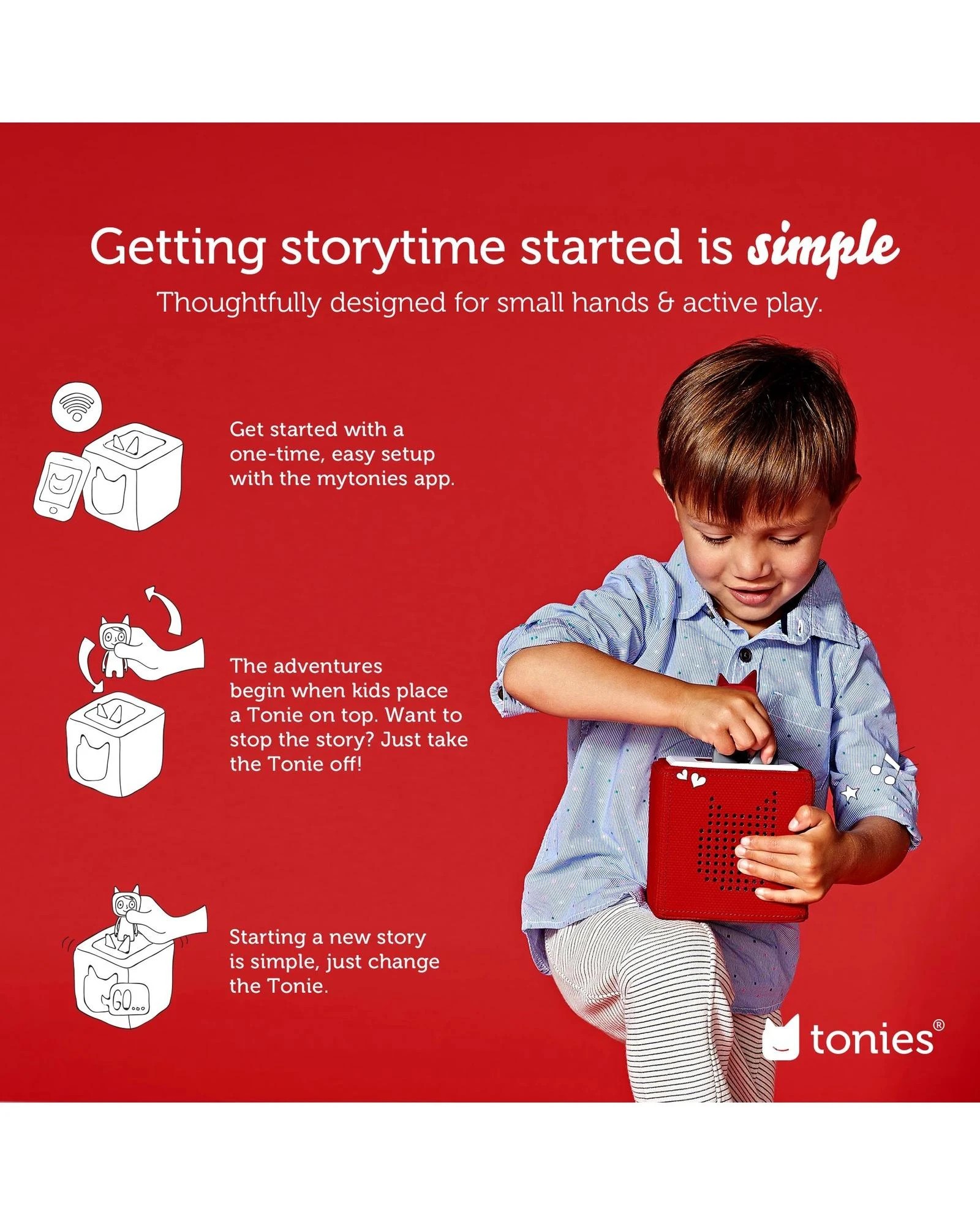 3 Tonies - Toniebox - Playtime Puppy Starter Set - Red, 3 of 10