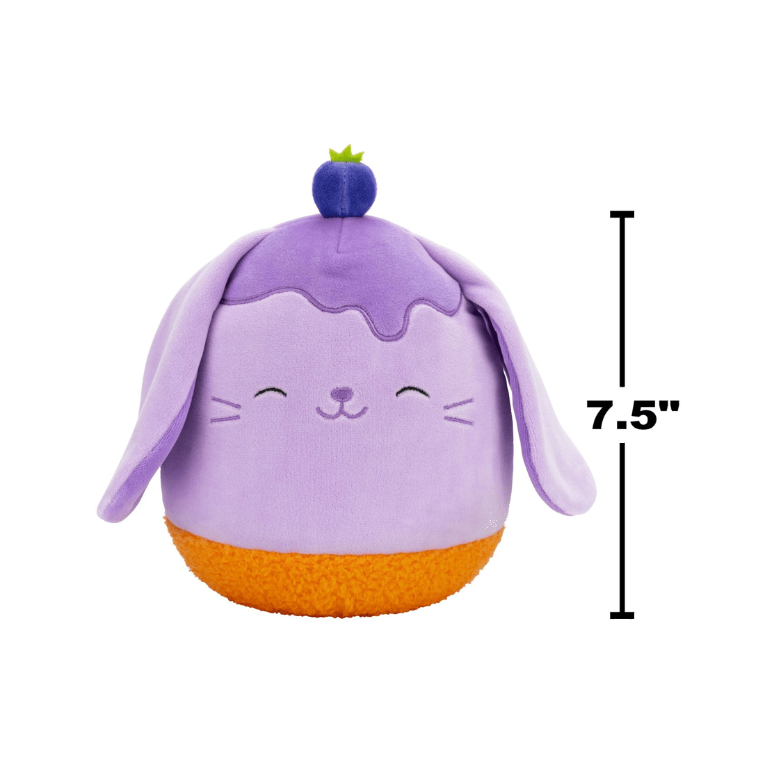 5 Kellytoy Squishmallows Easter Hansel the Blueberry Cheesecake Bunny 7.5 inch Plush - Multi, 5 of 6