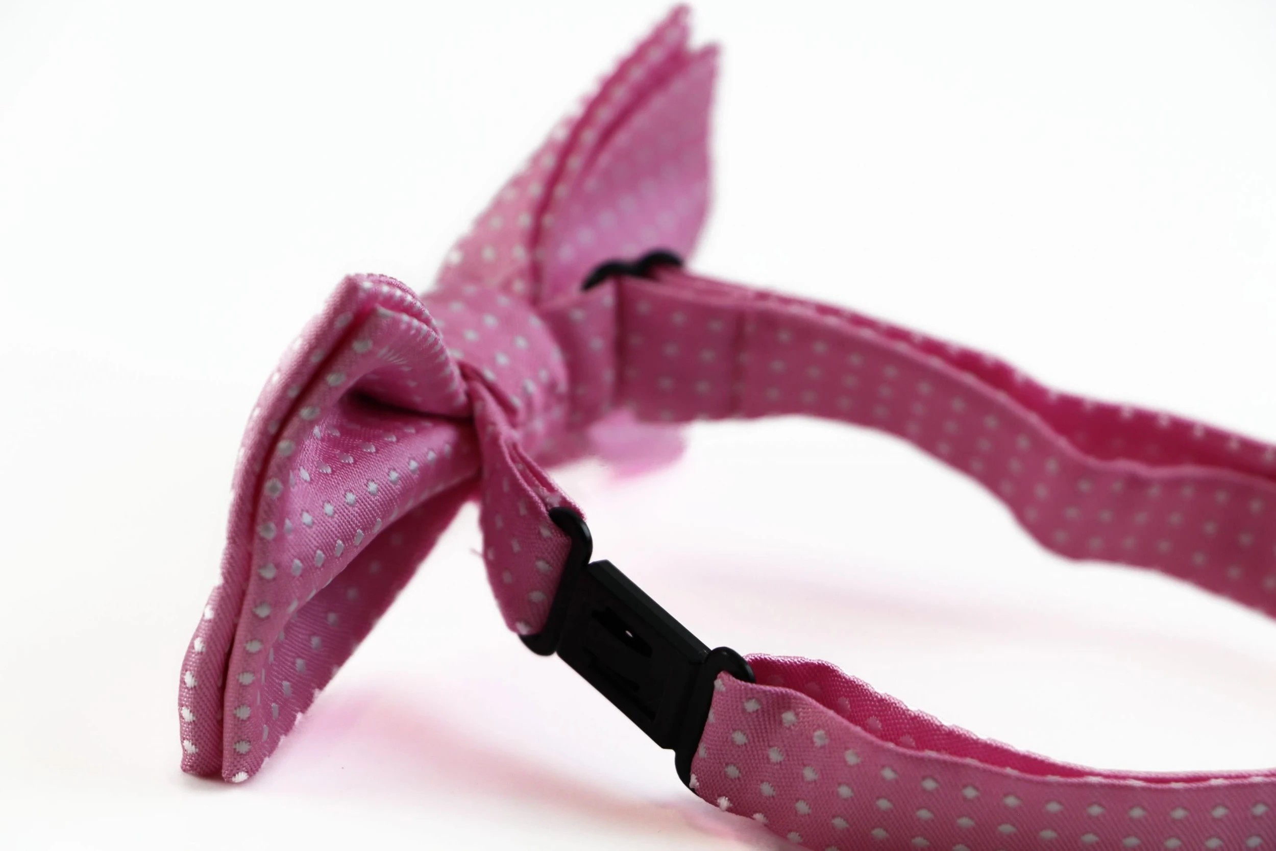 2 Zasel Boys Light Pink & White Polka Dot Pattern Bow Tie - Multi, 2 of 4