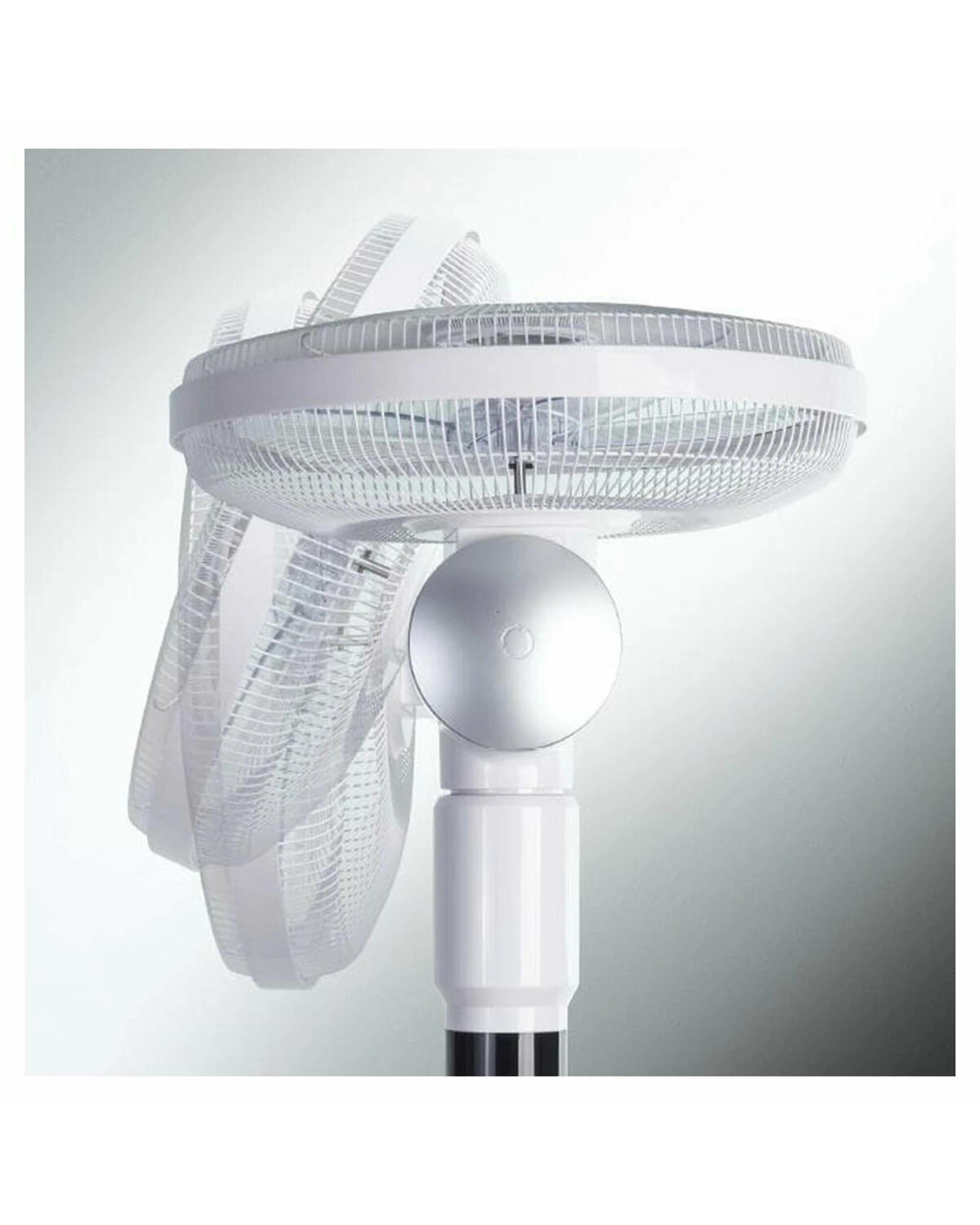 3 DeLonghi 40cm Pedestal Fan - WHITE, 3 of 3