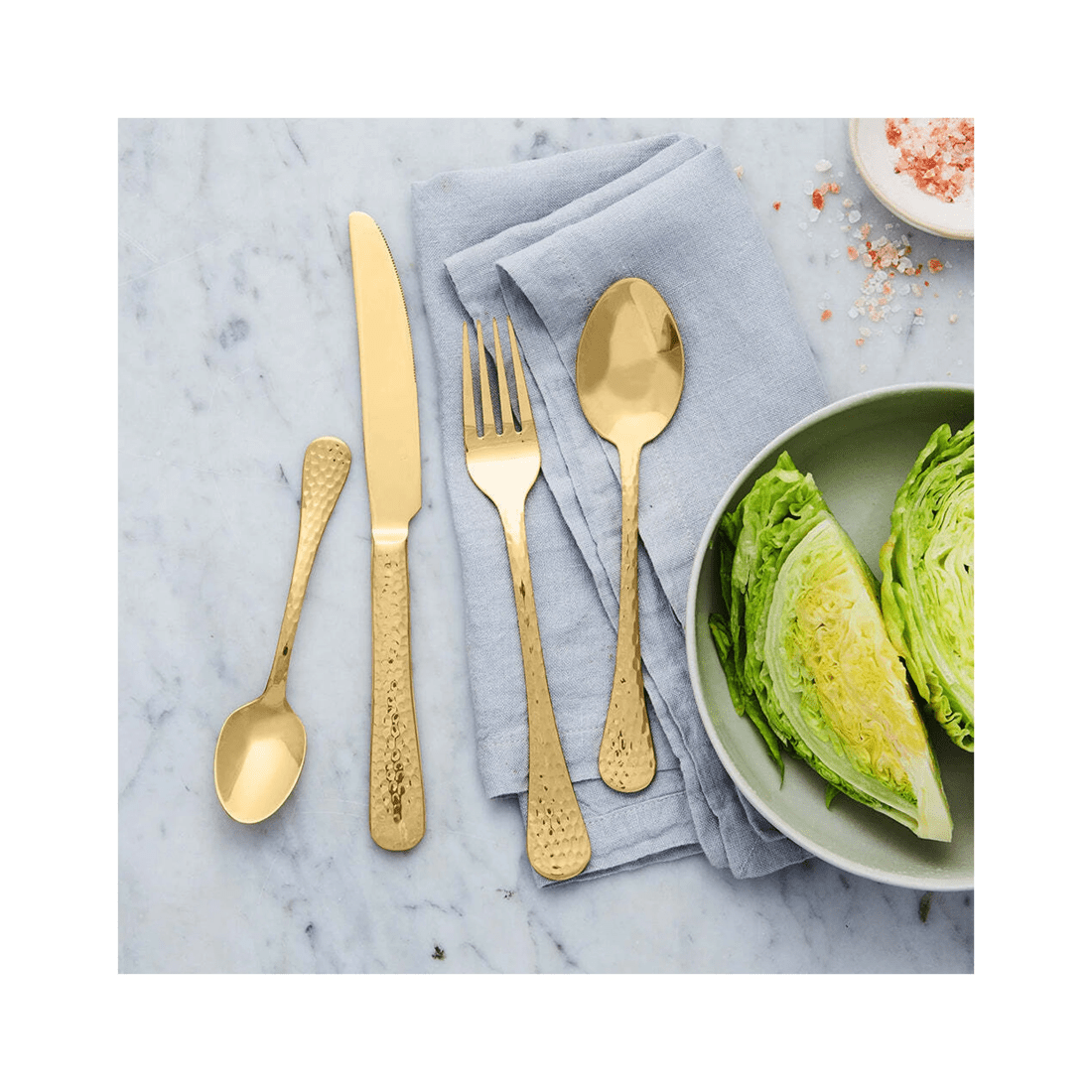 2 24pc Stanley Rogers Bolero Champagne Gold Cutlery Family Dinner Tableware Set
 - Gold, 2 of 5