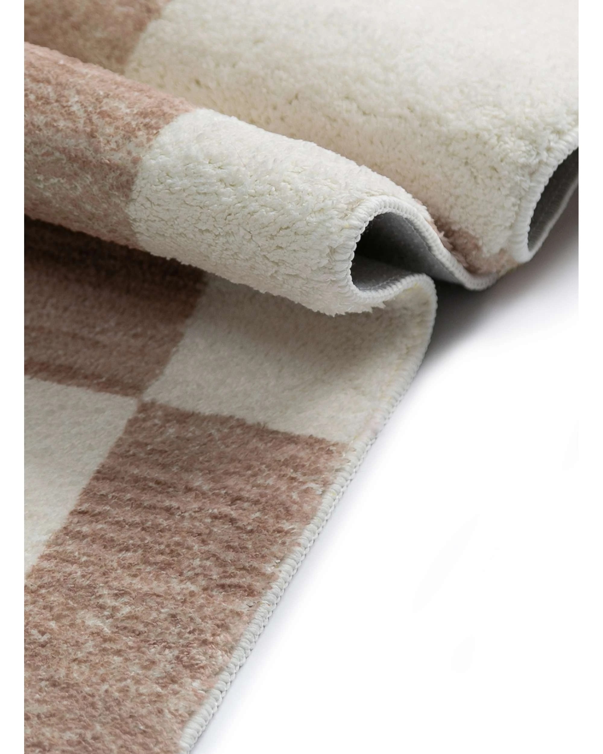 6 Loopsie Kijo Geometric Lines Washable Rug-290cm x 200cm - White, 6 of 6
