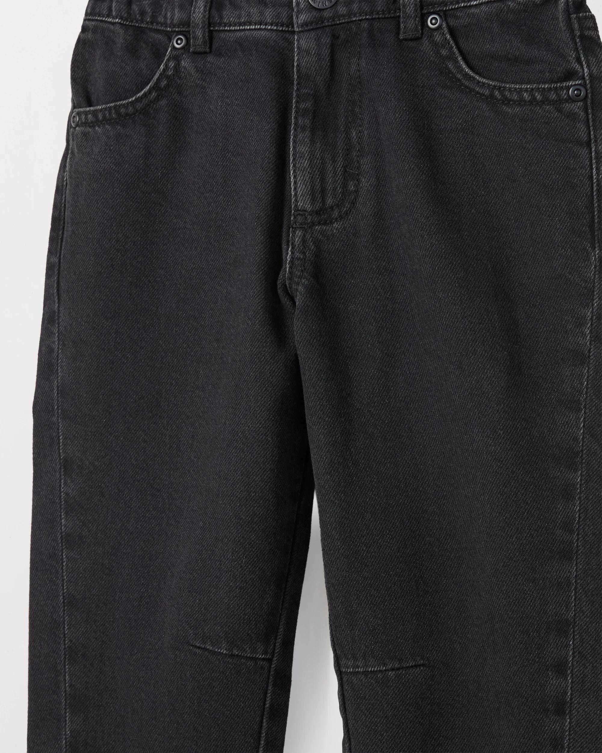 5 Target Denim Straight Leg Denim Jeans BLACKWASH, 5 of 5