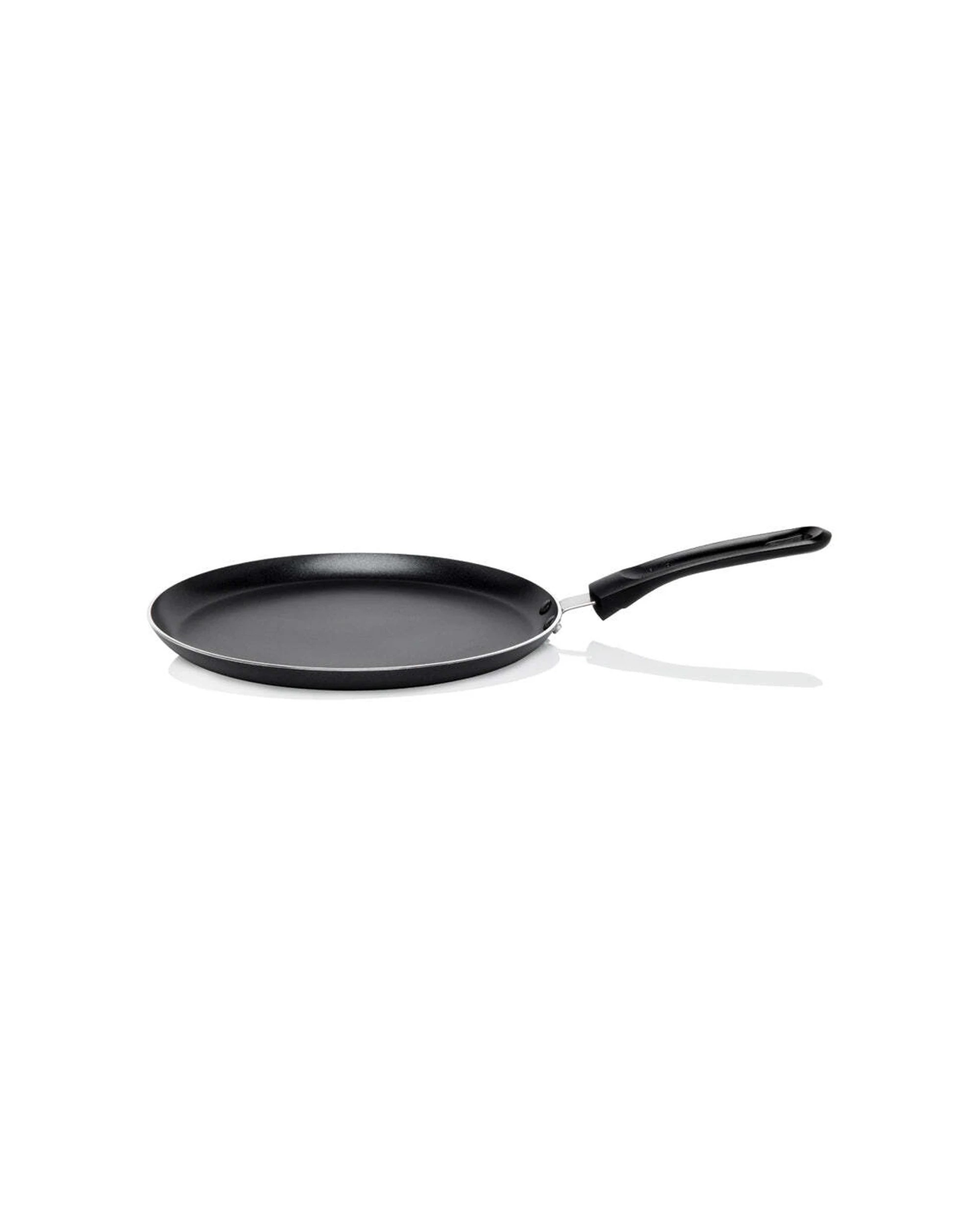 4 Stanley Rogers 25cm Crepe & Pancake Frying Pan, Stainless Steel, Black - Black, 4 of 6