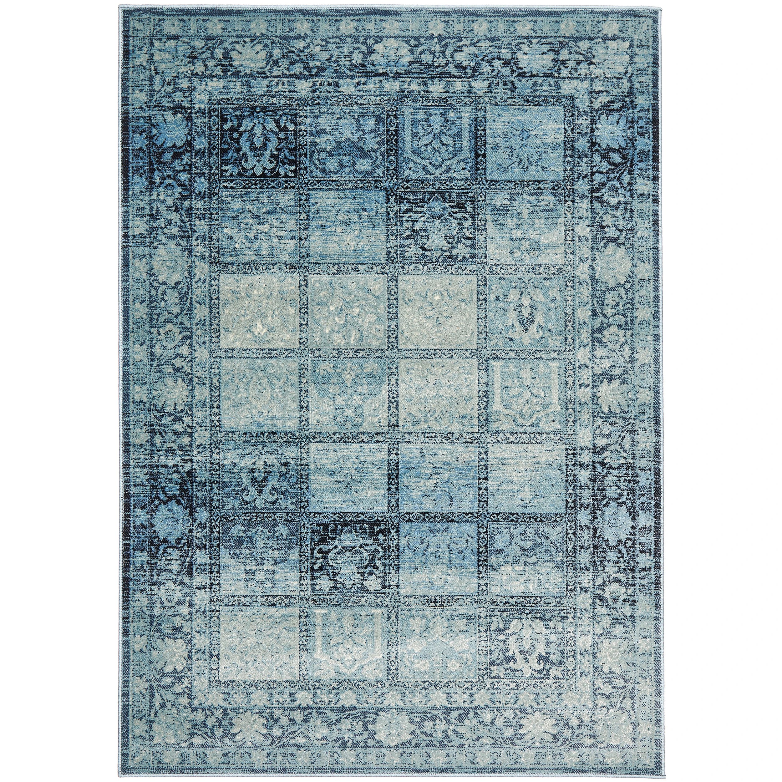 4 Common Ground Rugs Siren 6106 290x200cm - Large Indoor Floor Rug - Blue, 4 of 6
