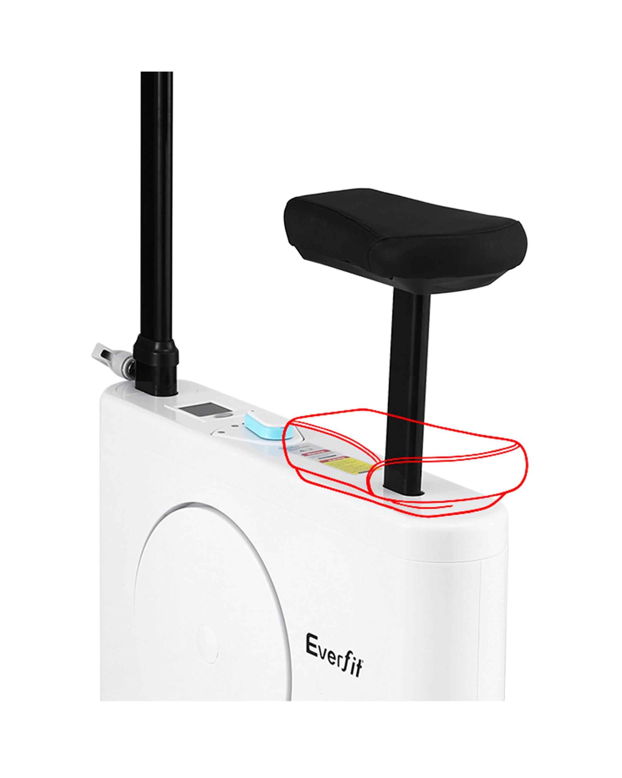 5 Everfit Exercise Bike Magnetic Desk Bike with Tabletop Fitness Home Workout - White, 5 of 5