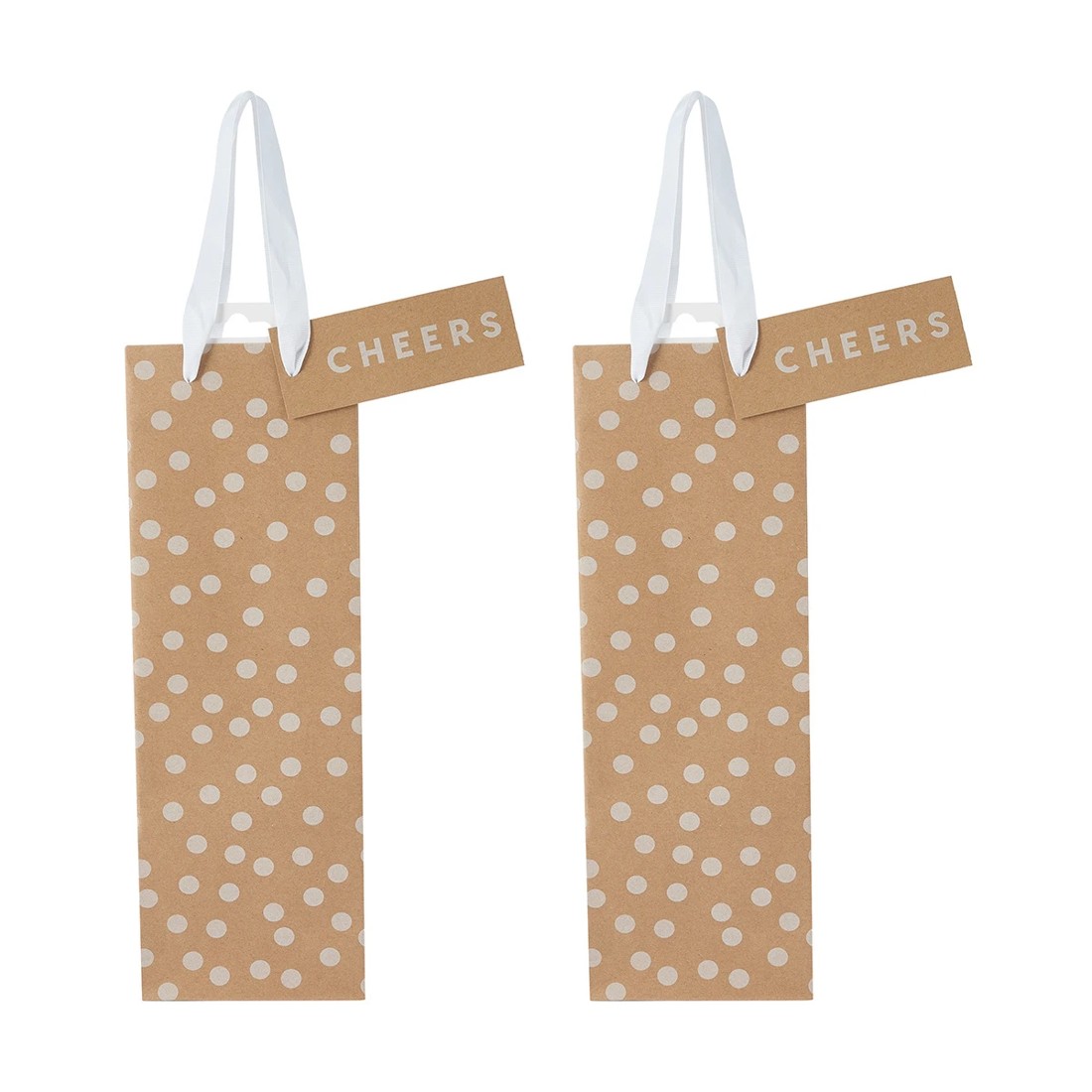 2 2 Pack Kraft Bottle Bags, 2 of 7