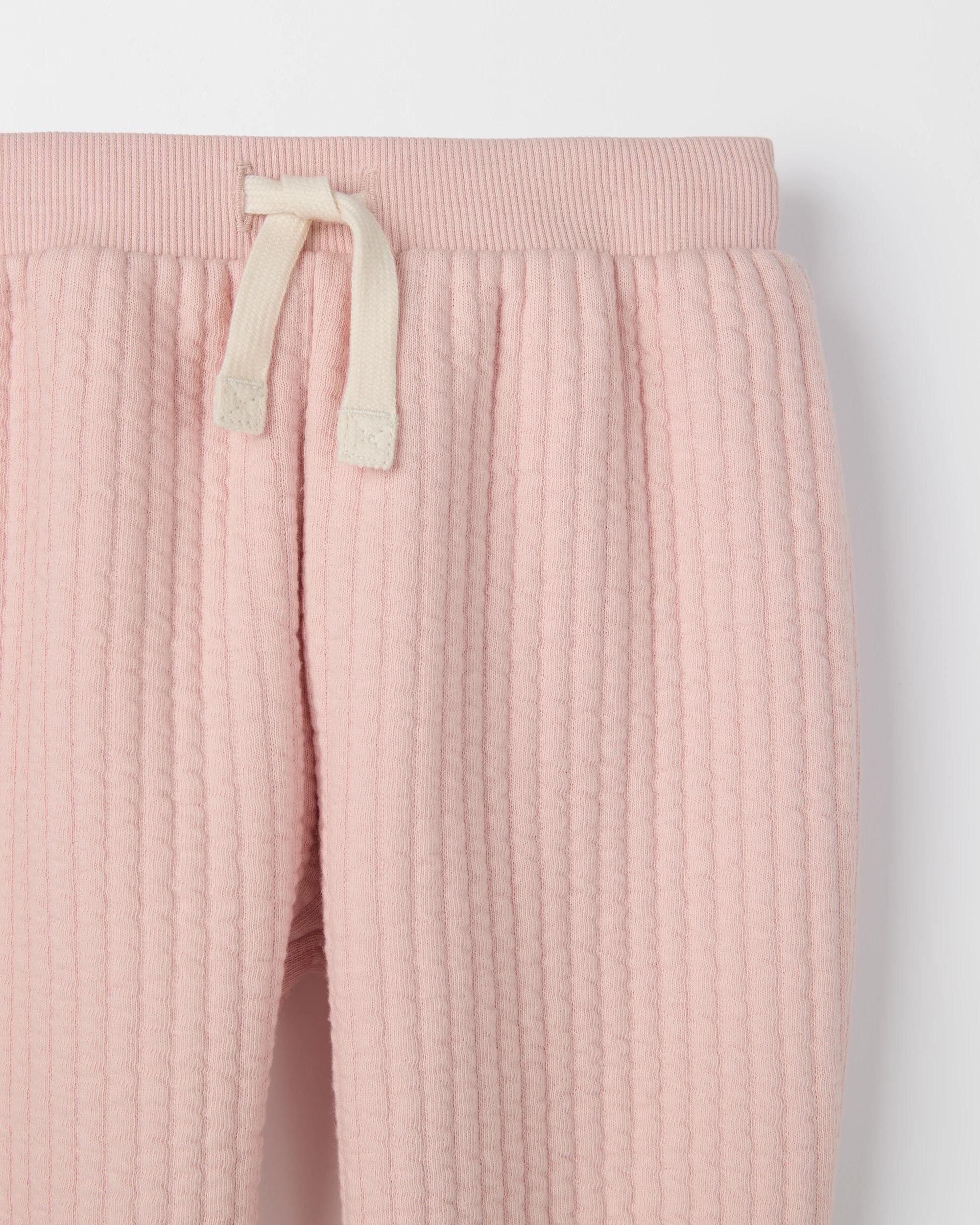 5 Target Baby Baby Organic Cotton Quilted Fleece Trackpants LOTUS, 5 of 5