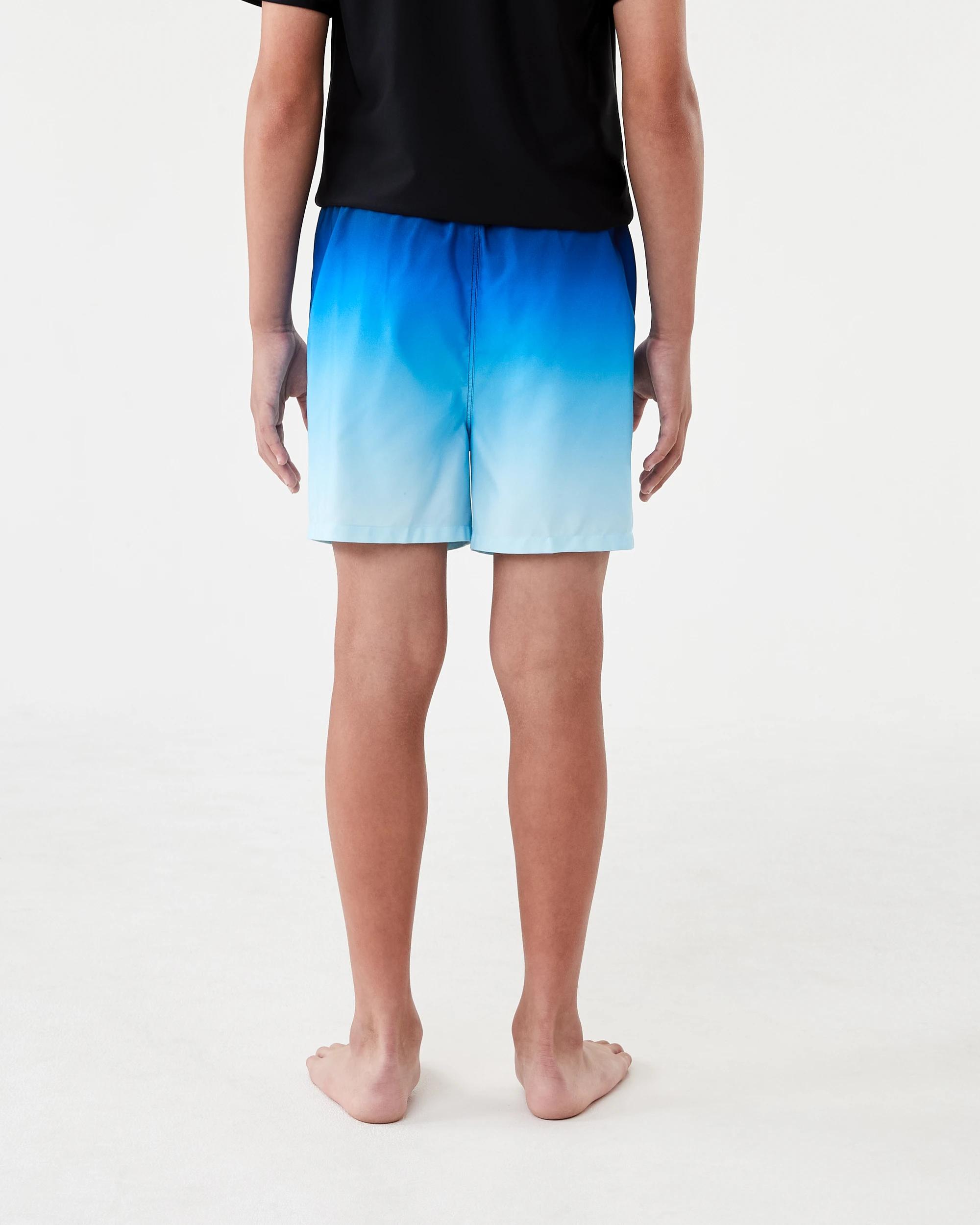 2 Print Swim Shorts OCEAN OMBRE CRYSTALLY BLUE, 2 of 5