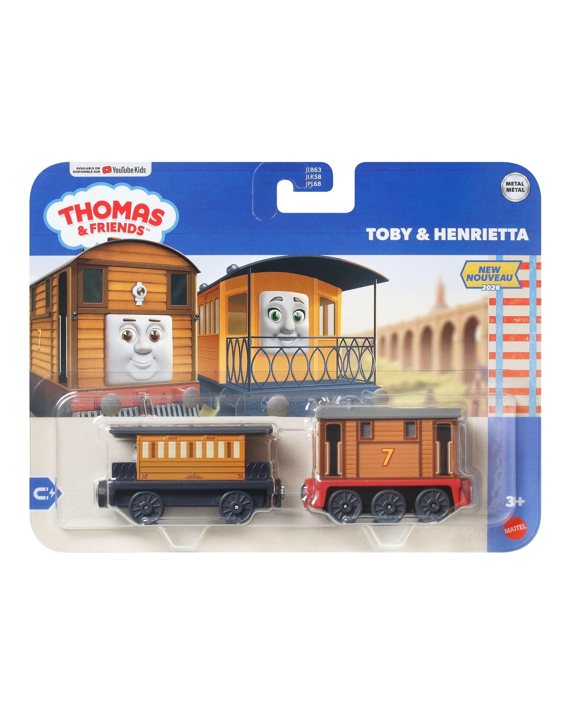 Fisher-Price Thomas and Friends Toby and Henrietta Diecast Engine - Kmart