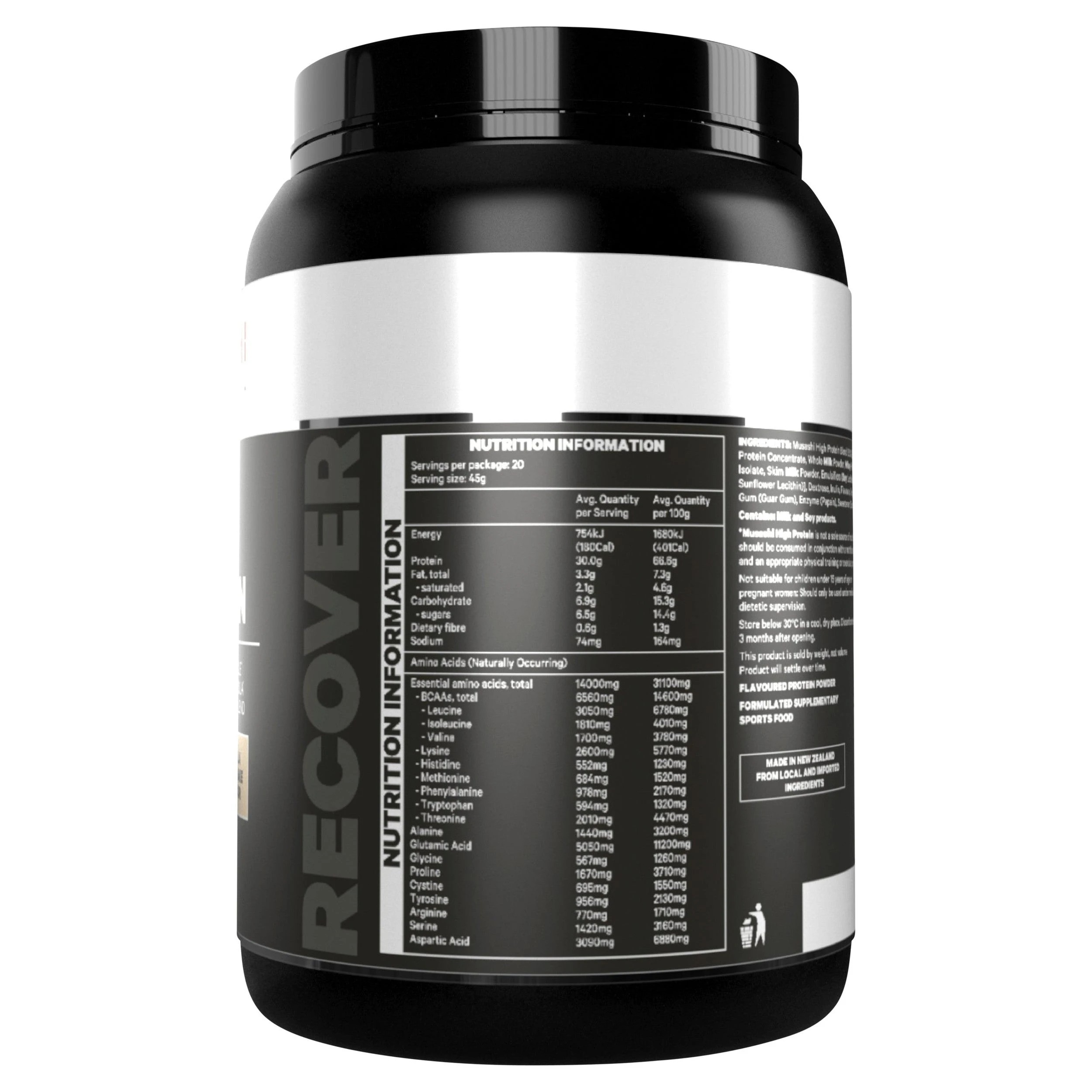 2 Musashi High Protein Vanilla 900g, 2 of 2