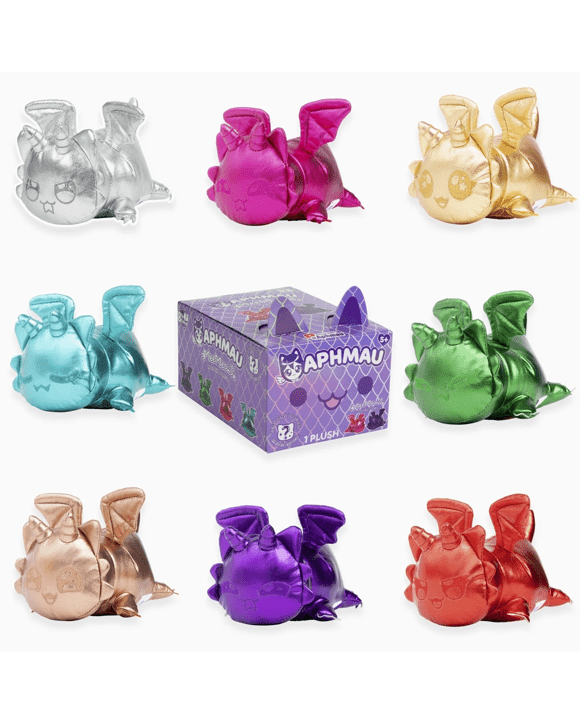 15cm Aphmau MeeMeows Mystery Plush: Gemstone Dragon Limited Edition - Assorted