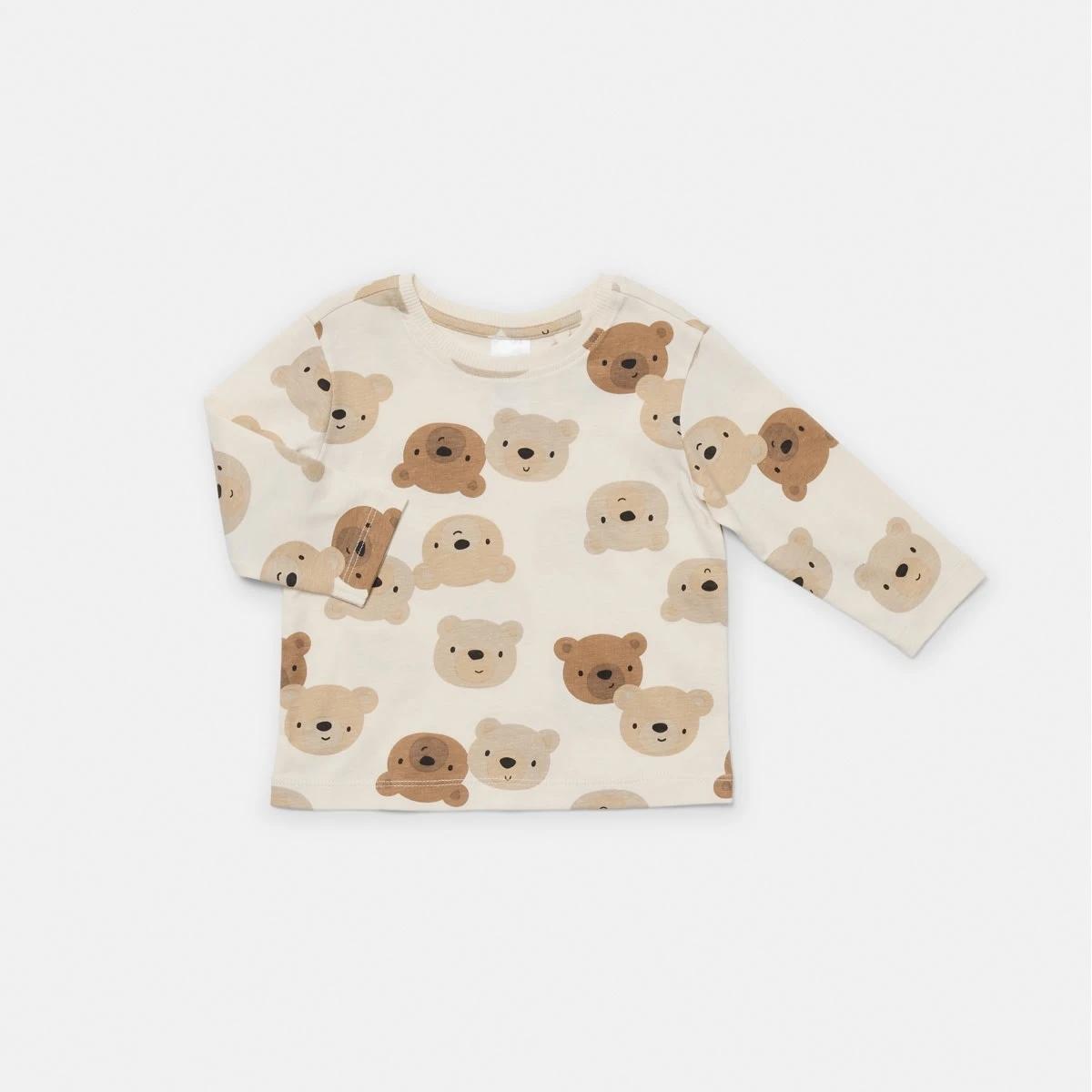 5 3 Pack Long Sleeve T-shirts Bge Bear, 5 of 8