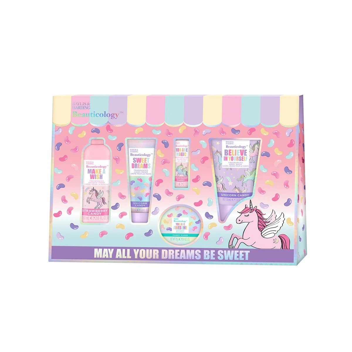 1 Baylis & Harding Beauticology 5 Piece Candy Dreamland Gift Set, 1 of 3