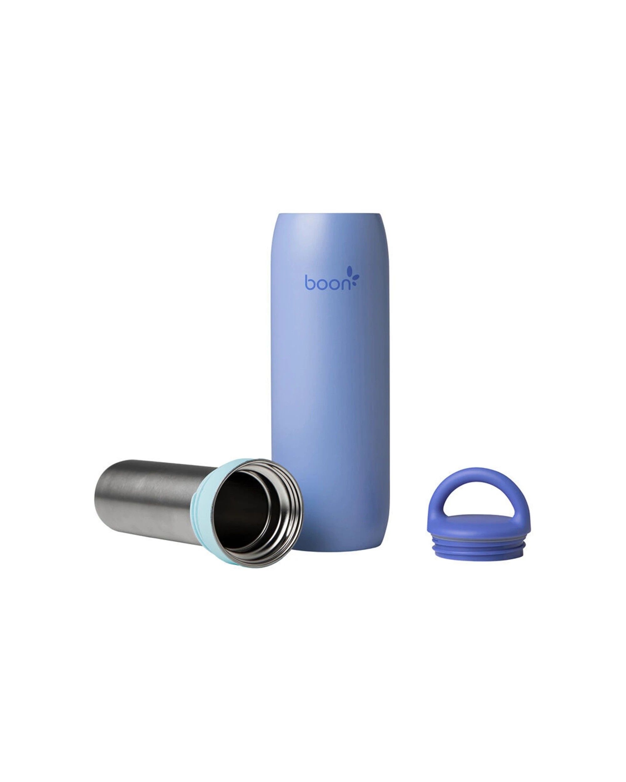 4 Boon Frosh Stainless Steel Breast Milk Storage Flask/Container 2PK 700ml - Blue, 4 of 8