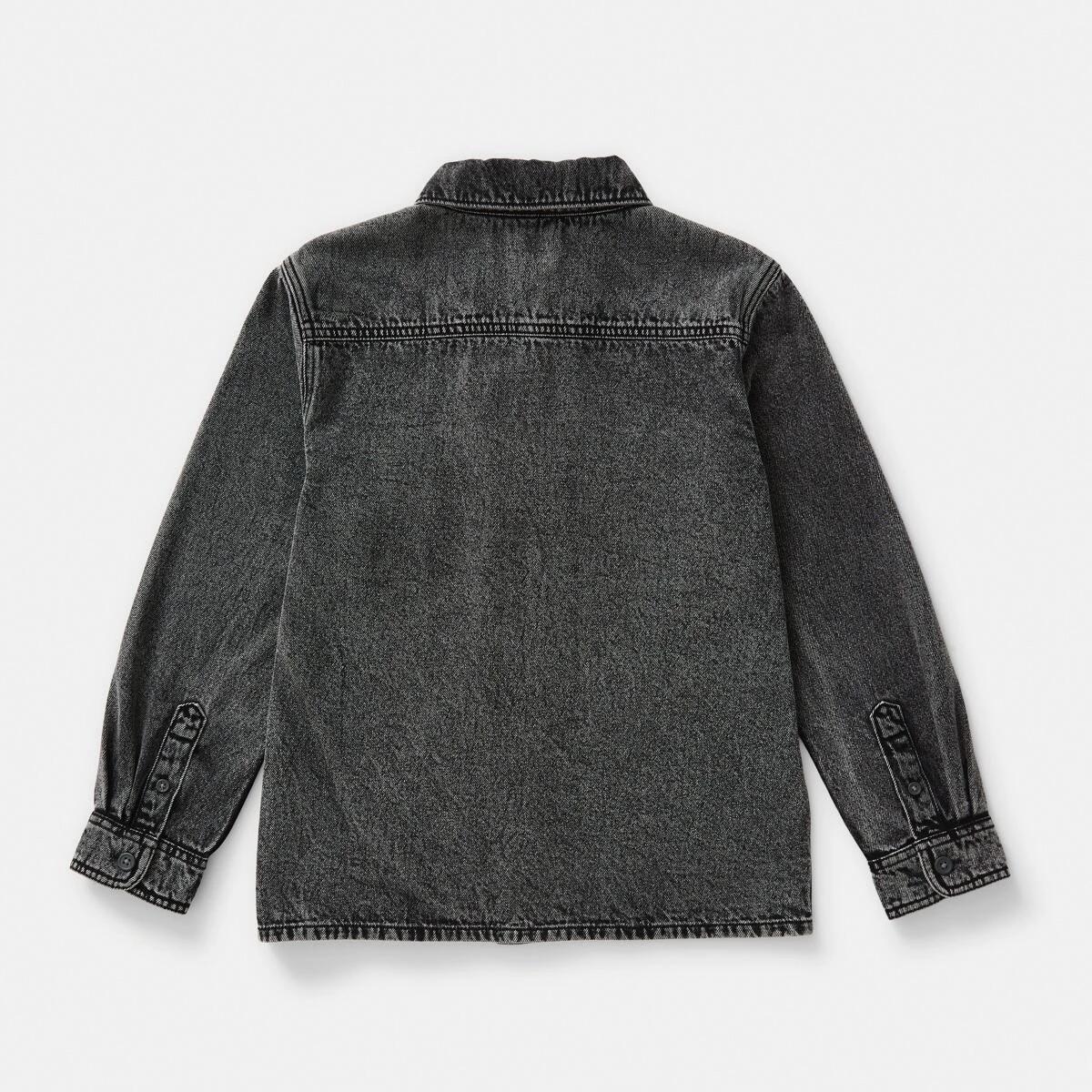 10 Denim Utility Overshirt Black Wash, 10 of 10