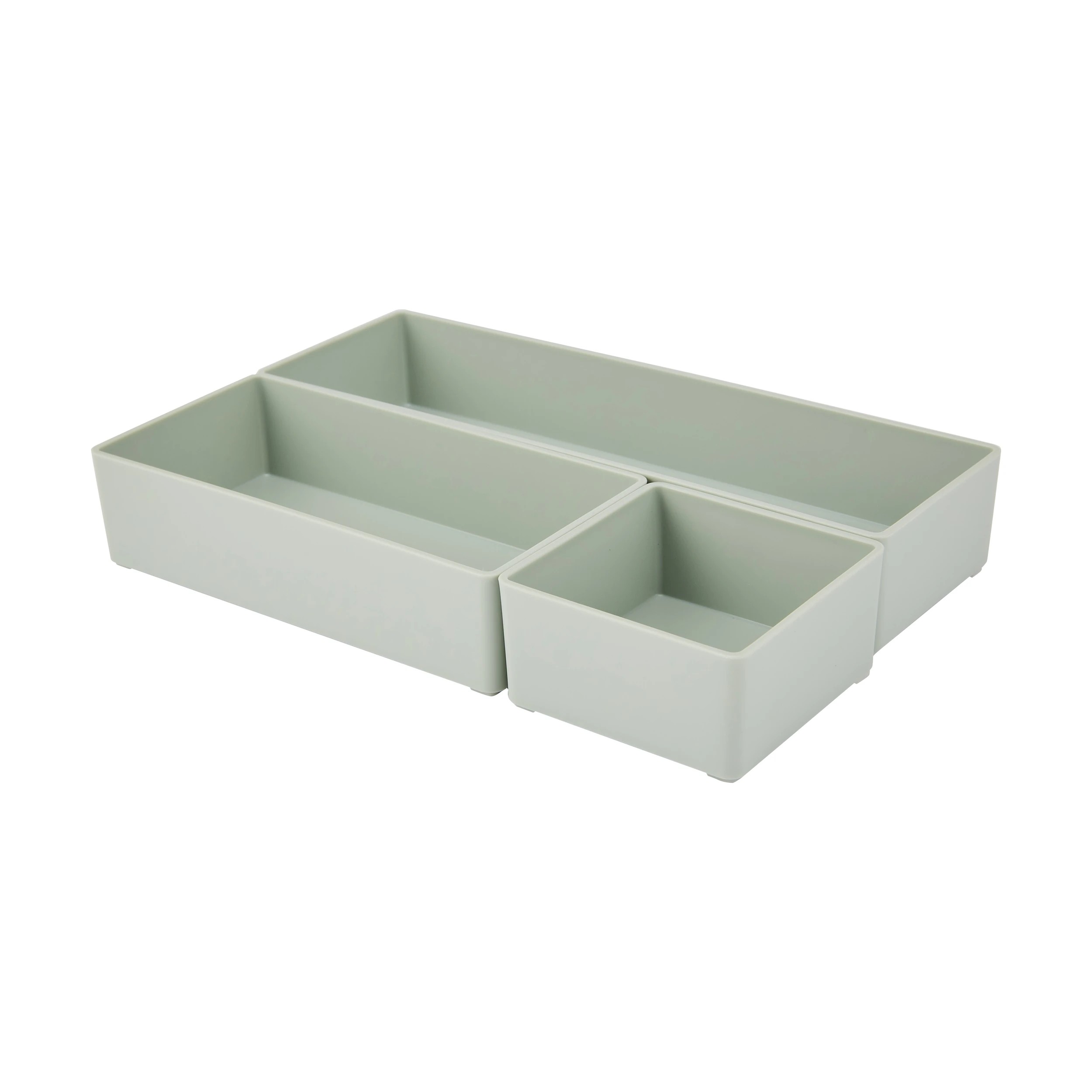 1 3 Piece Desk Storage Set - Sage, 1 of 7