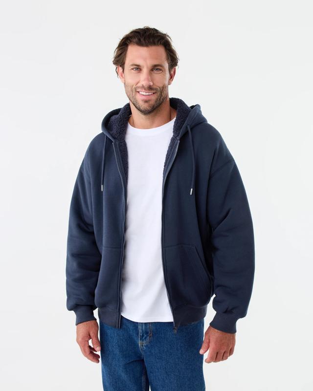 Sherpa Lined Zip Through Ho