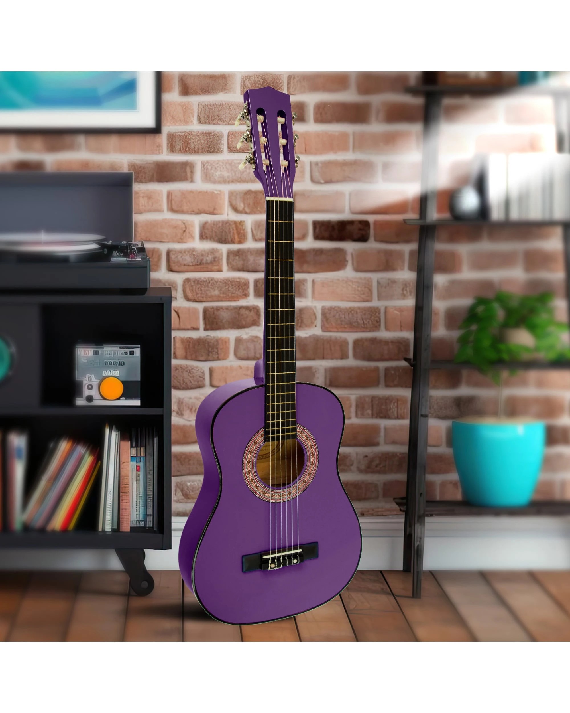 4 Karrera 34in Acoustic Childrens Guitar - Purple, 4 of 4