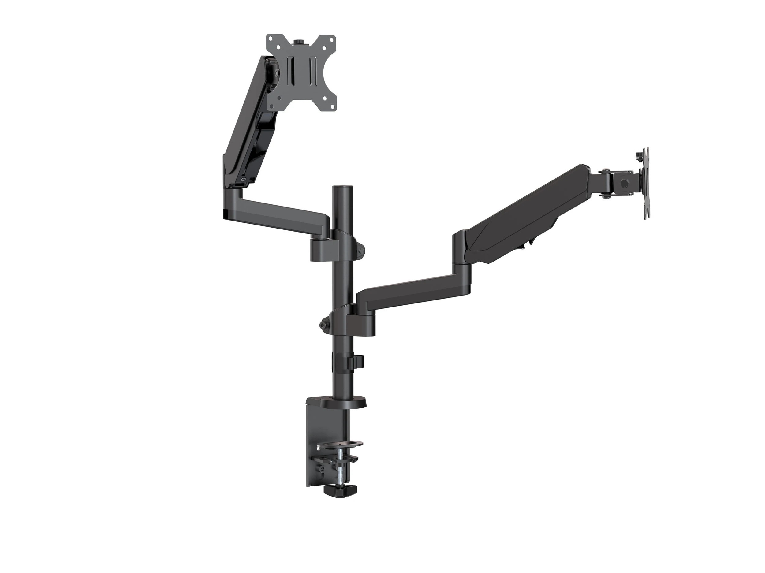 1 Brateck Dual Monitor Full Extension Gas Spring Dual Monitor Arm, 1 of 8