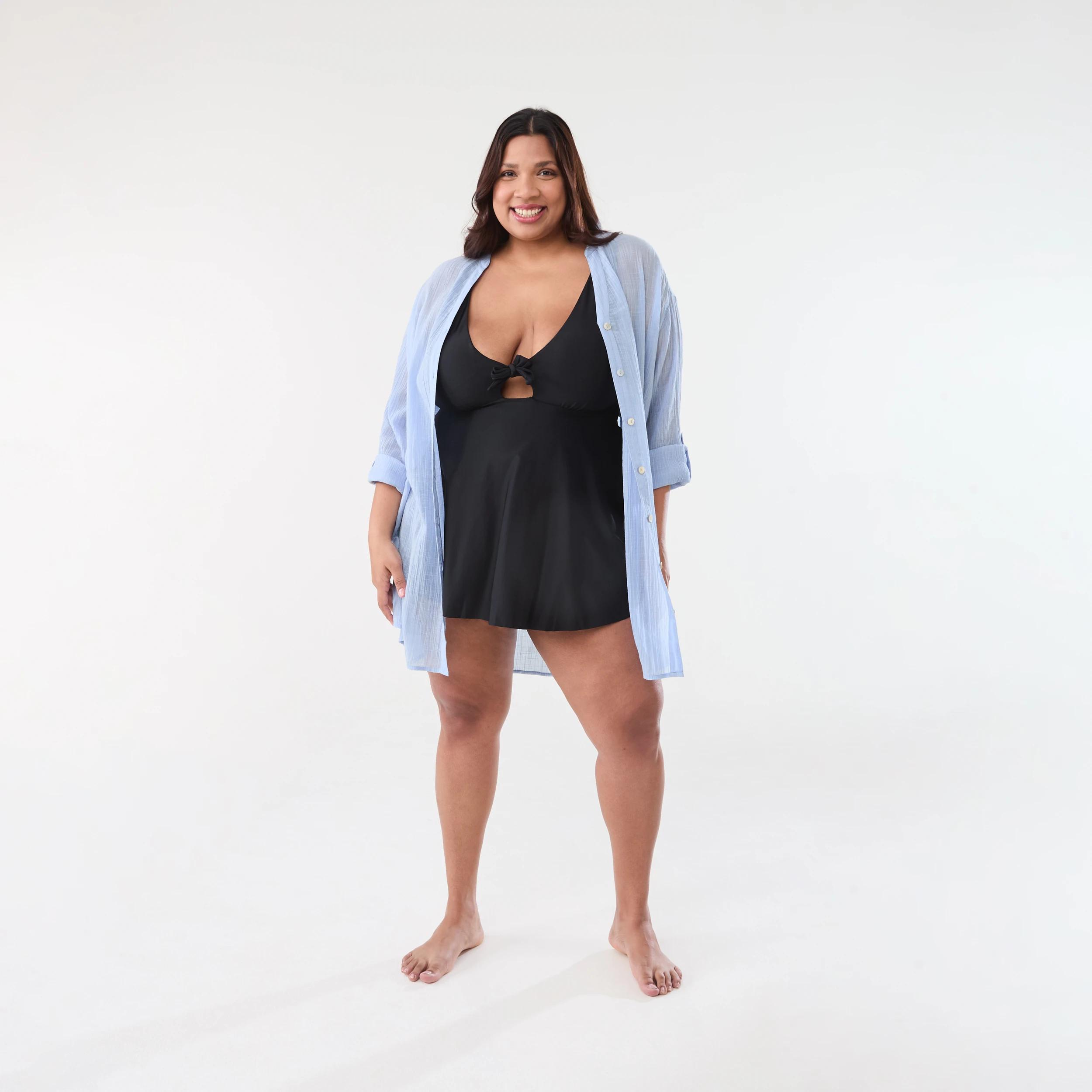 9 Curve Beach Kaftan Bruni Blue, 9 of 9