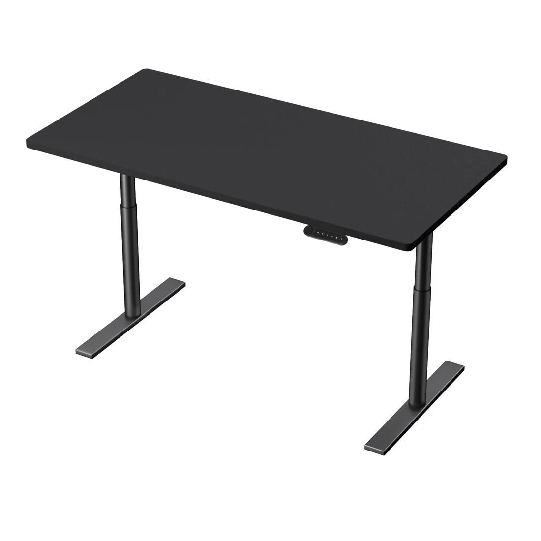 1 Artiss Standing Desk Motorised Electric Dual Motor 140CM - Black, 1 of 6