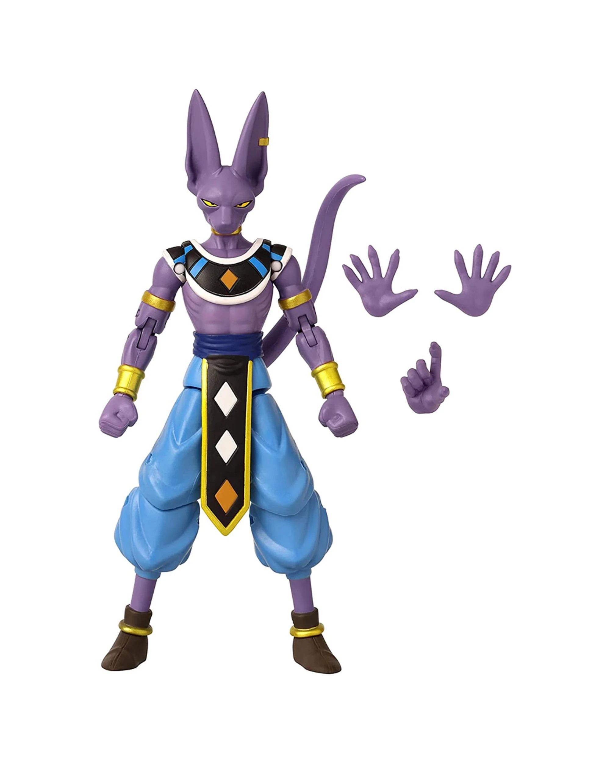 3 Bandai Dragon Ball Super Dragon Stars Beerus Version 2 Action Figure, 3 of 4