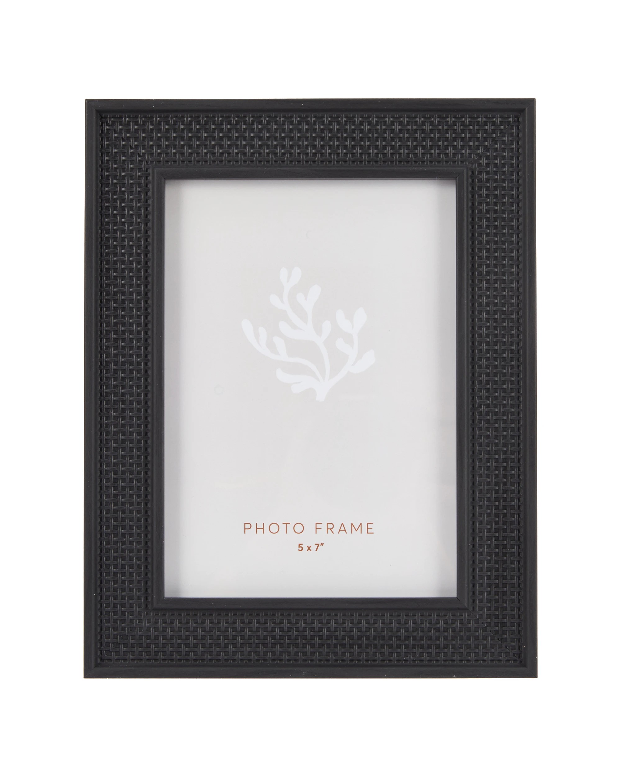 1 Weave Photo Frame 5in. x 7in. - Black, 1 of 5