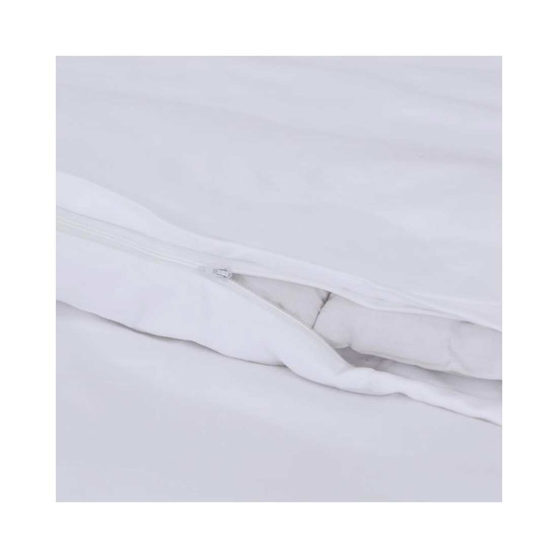 4 Amsons Double Bed Quilt Cover Set — 100% Double-Brushed Microfiber, White
 - Double Bed
 - white, 4 of 6