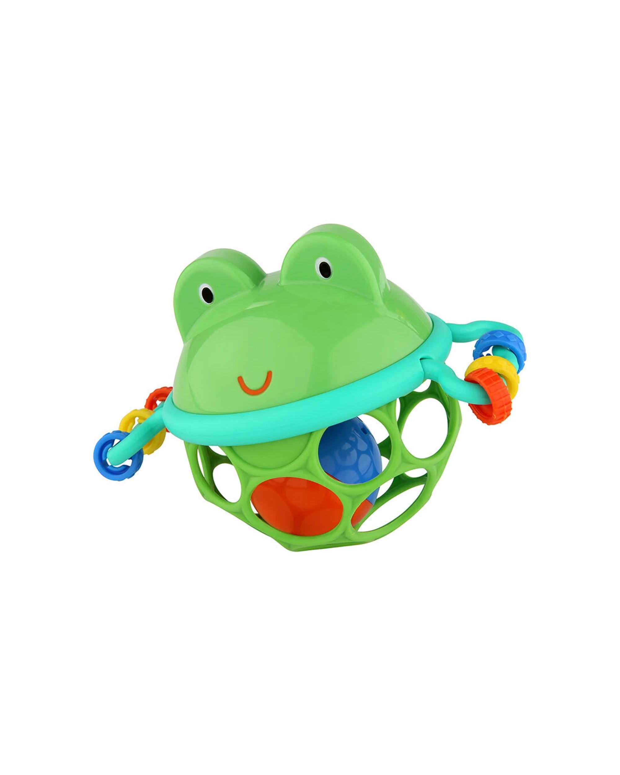 2 Bright Starts Oball Jingle And Shake Pal Frog 2 Pack Baby Rattle 0m Plus - Multi, 2 of 7