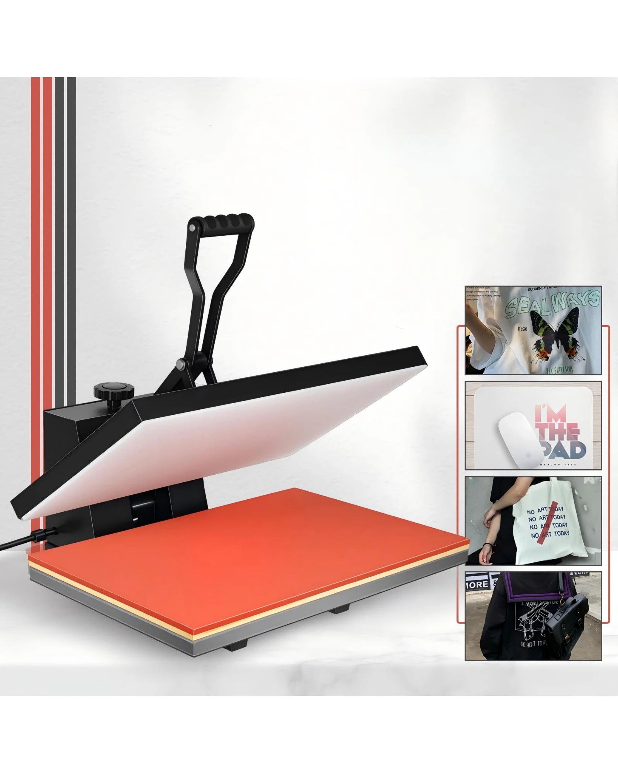 5 Advwin Heat Press Machine 40x60 High Pressure Digital - Black, 5 of 8