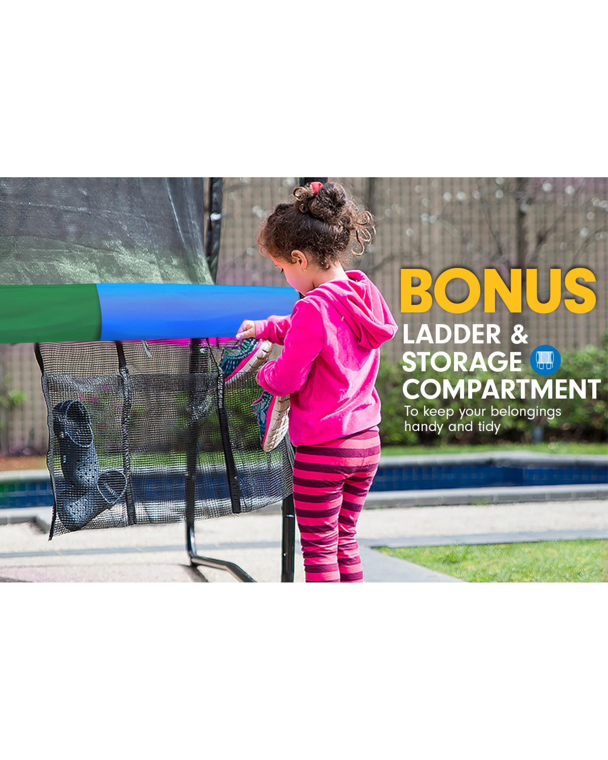 5 Kahuna 6 Ft Trampoline With Rainbow Safety Pad, 5 of 6