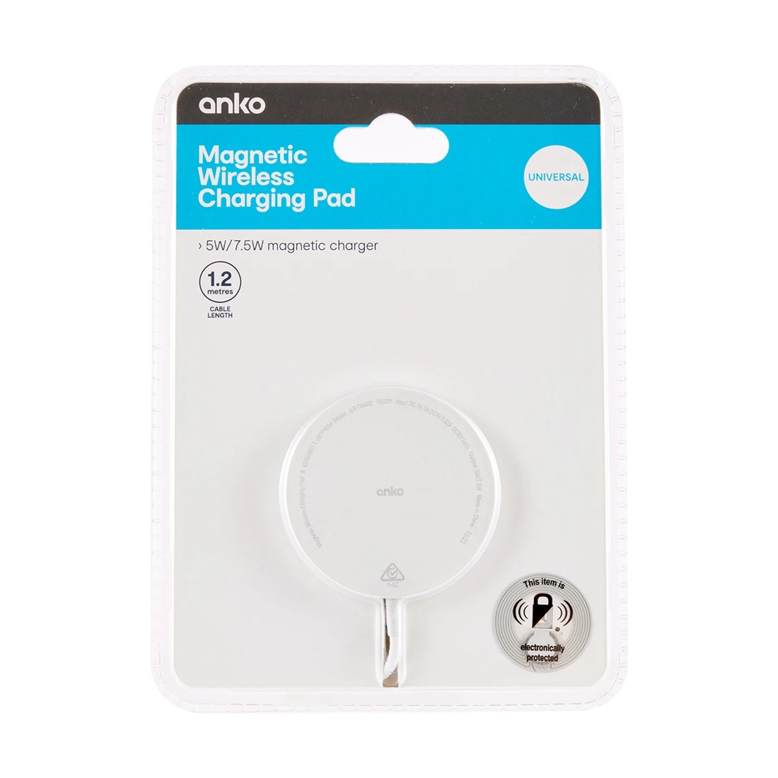 7 Magnetic Wireless Charging Pad - White, 7 of 7