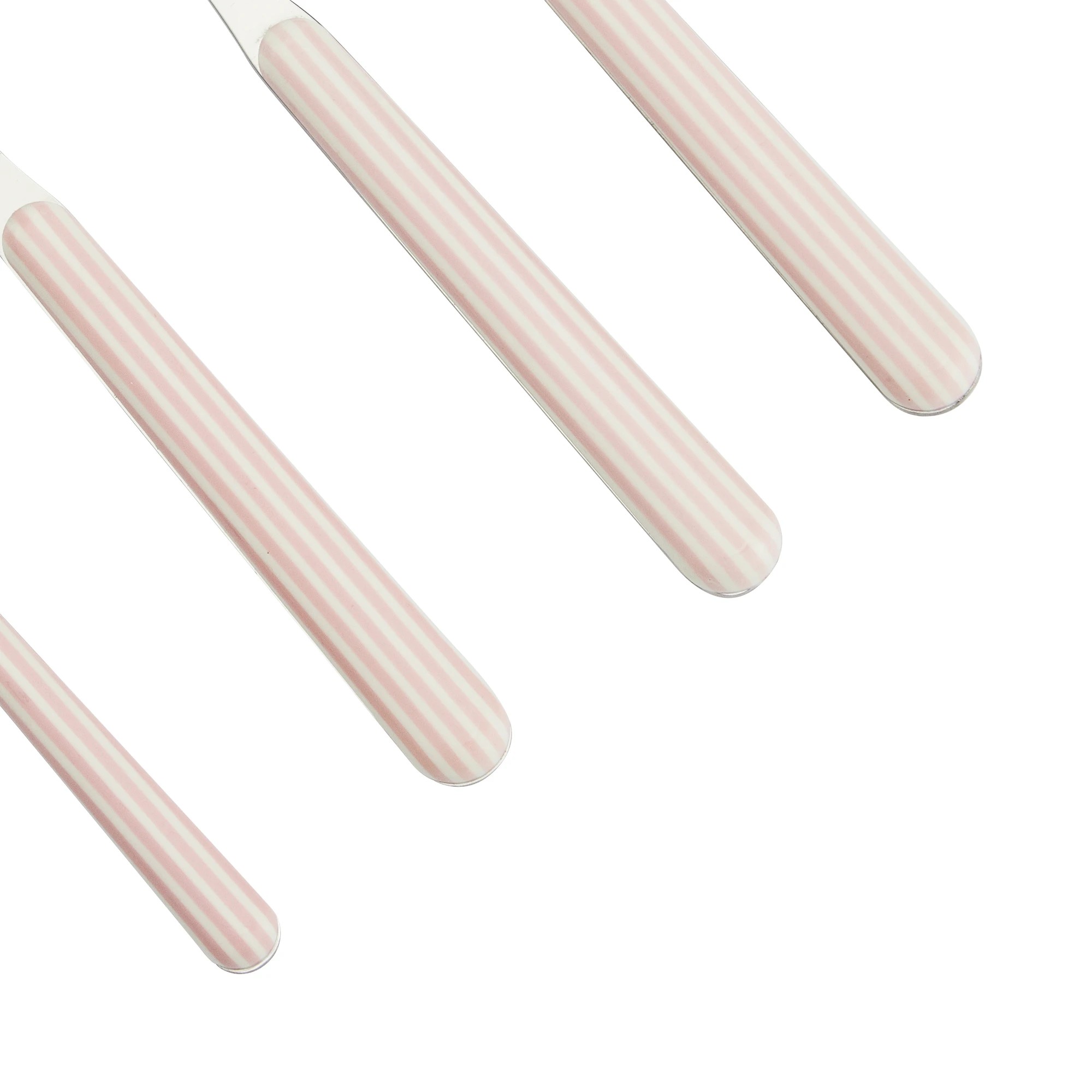 3 16 Piece Lilac Stripe Cutlery Set, 3 of 5