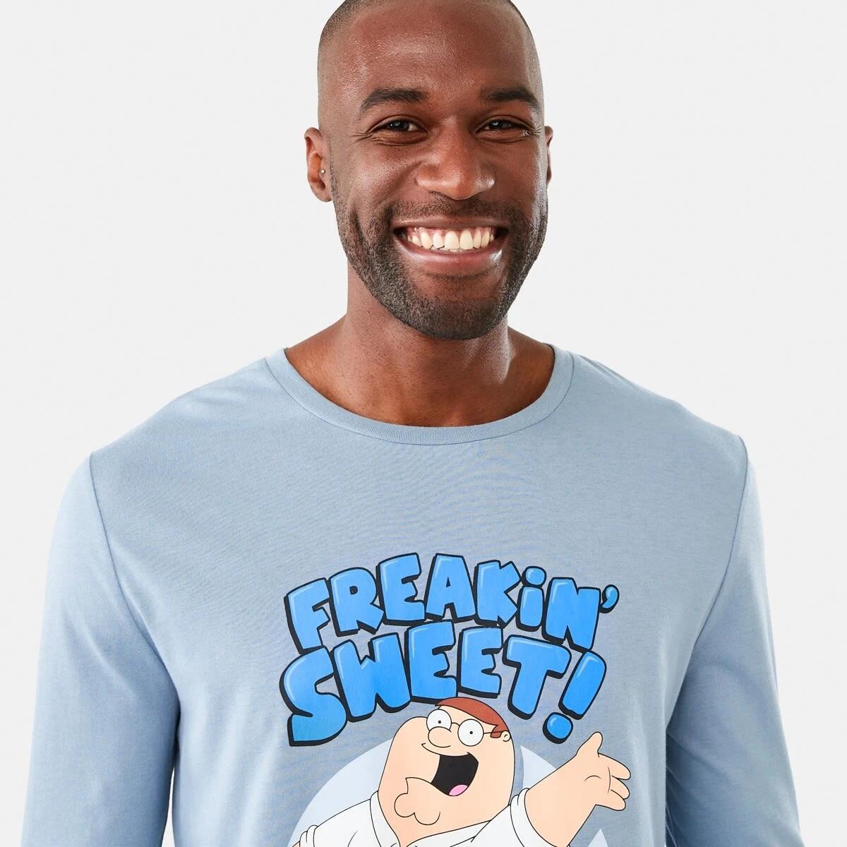 4 Family Guy License Long Sleeve Top and Pants Pyjama Set Family Guy, 4 of 7