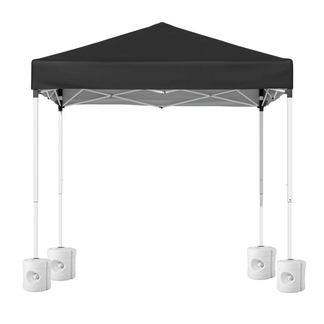 3 Instahut Gazebo 2x2m Outdoor Patio Garden Marquee Shade w/ Base Pods - Black, 3 of 7