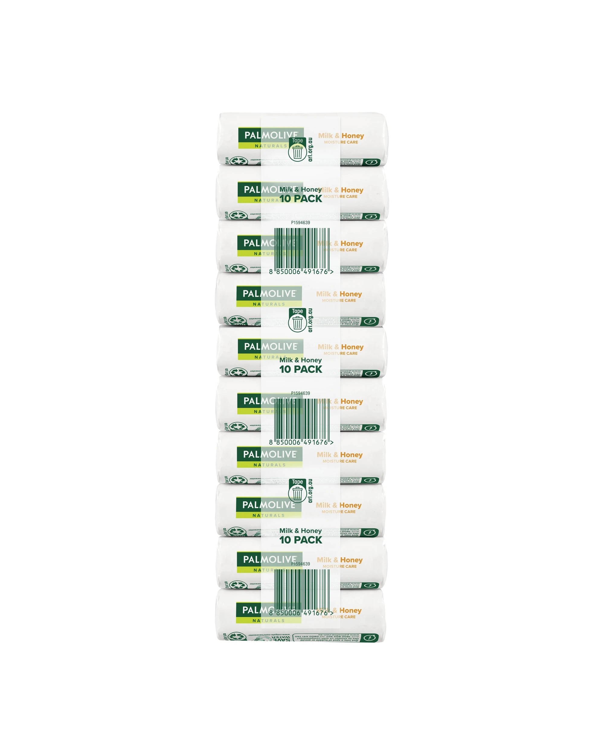 5 Palmolive 10 Pack Naturals Moisture Care Bar Soap 90g - Milk & Honey, 5 of 9