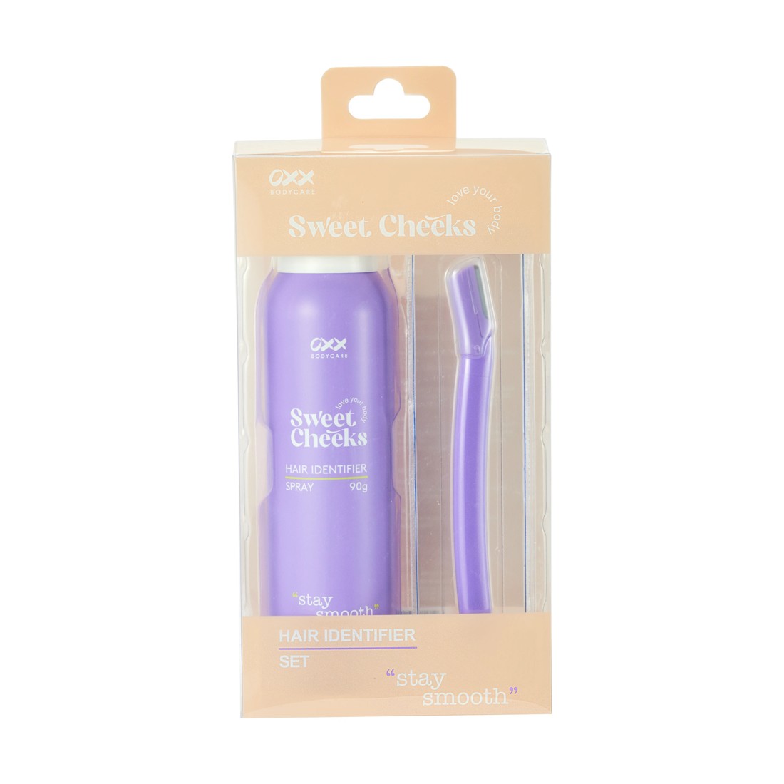 1 OXX Bodycare Sweet Cheeks Hair Identifier Set, 1 of 7