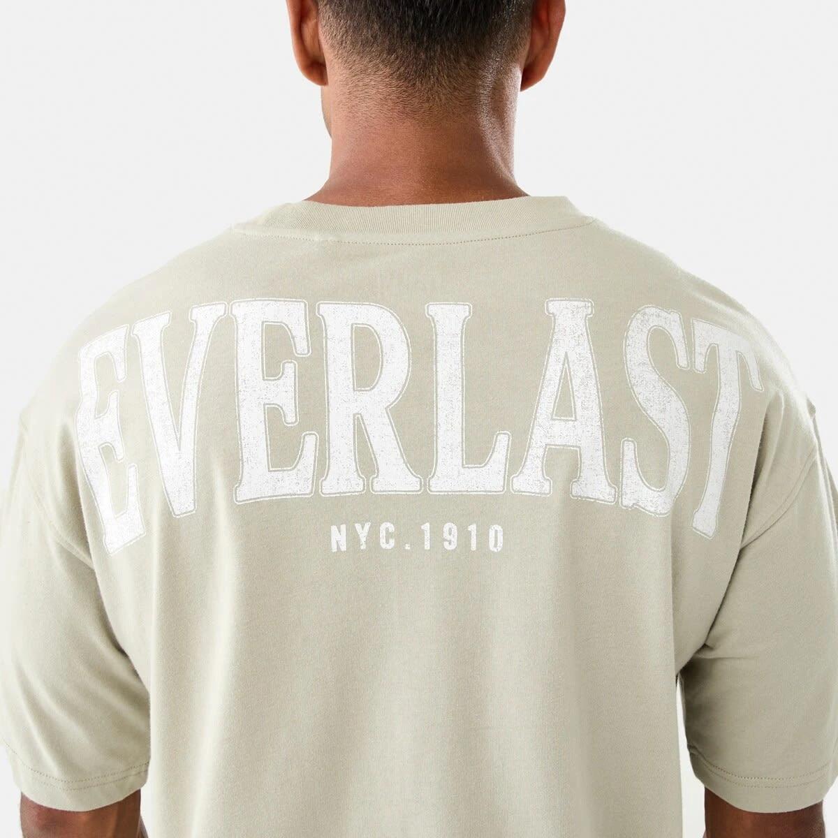 6 Everlast Mens Crew Neck T-shirt Bone, 6 of 7