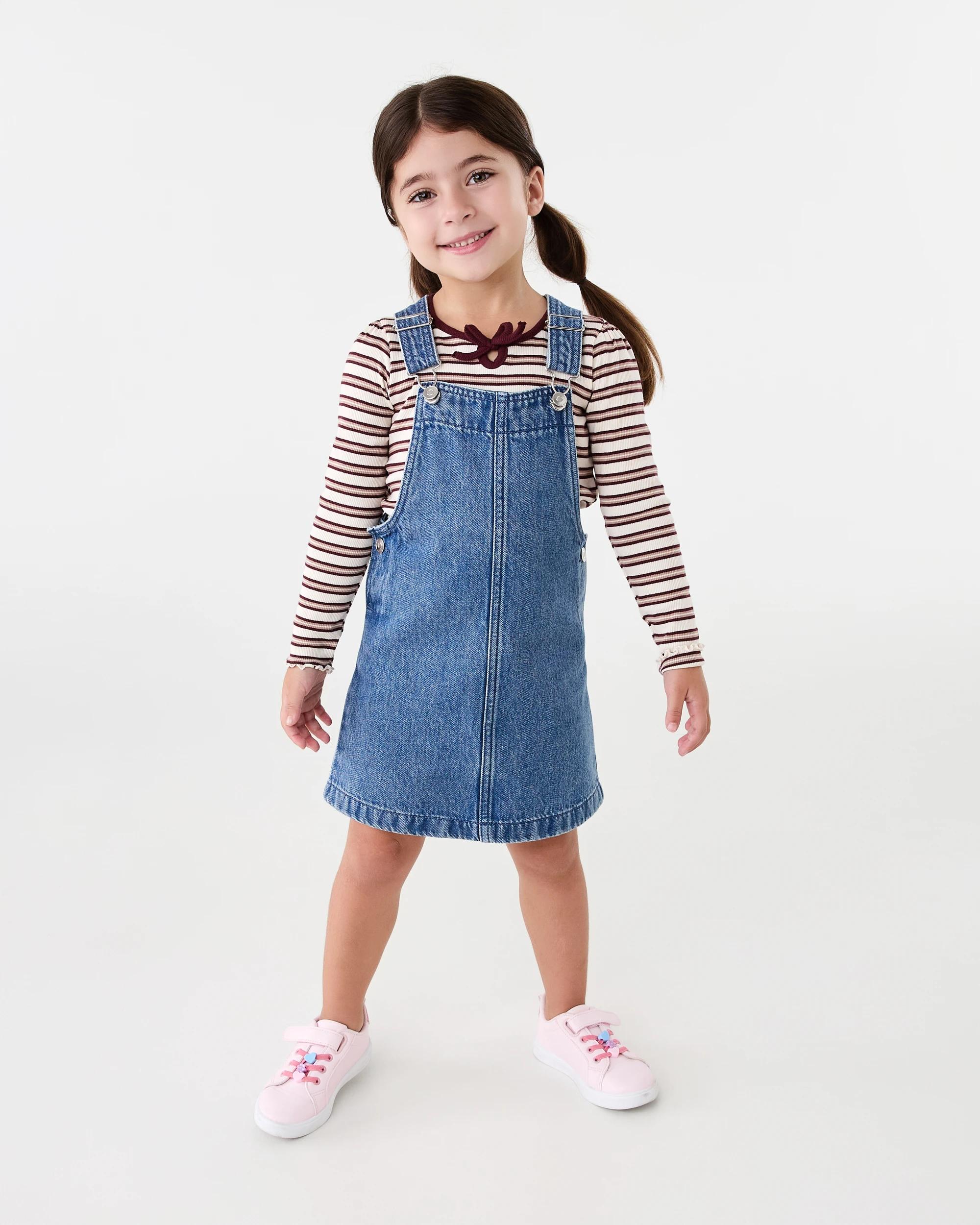 7 Pinafore Dress Set Dnm Bows, 7 of 8